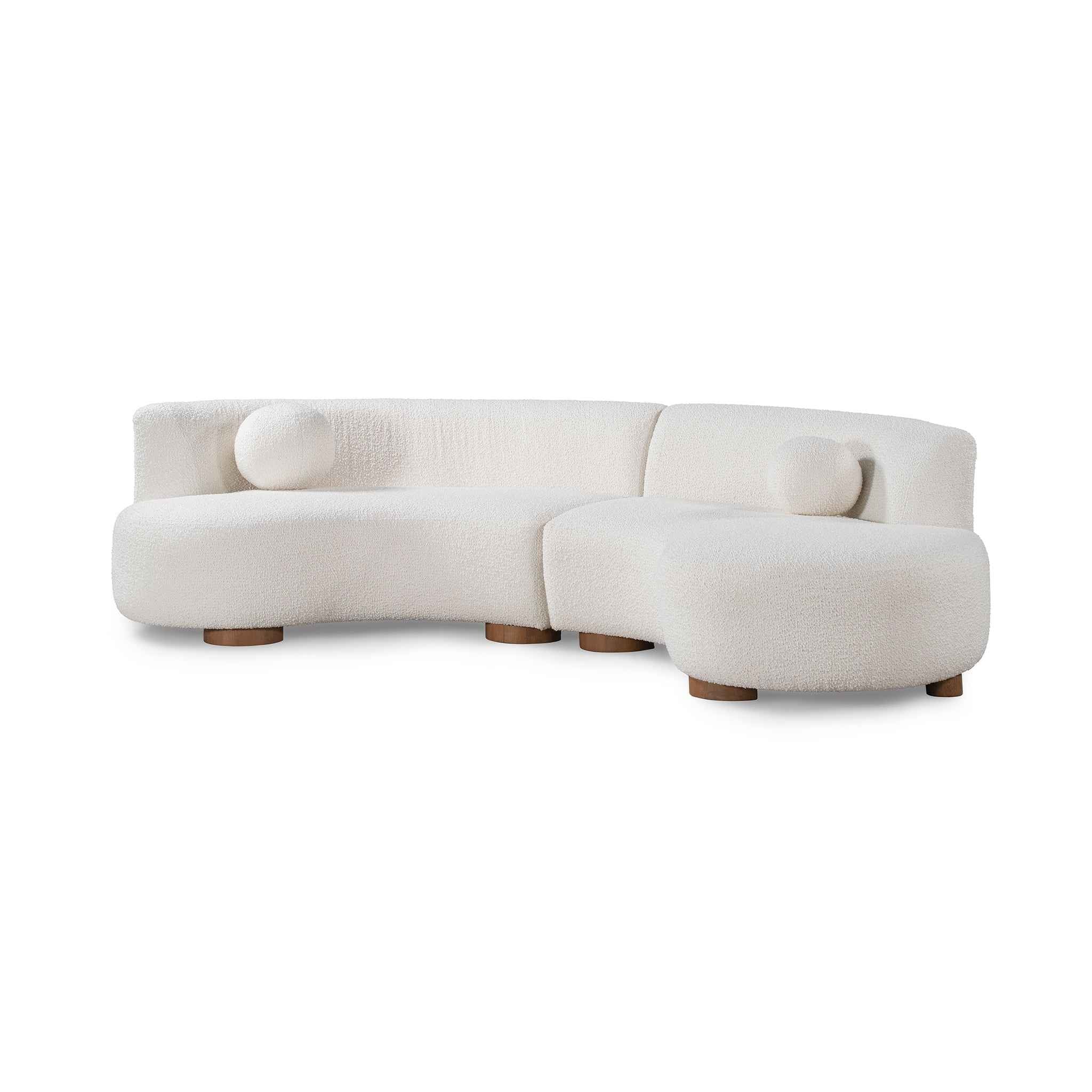 Octavia 2 Piece Sectional - Ivory