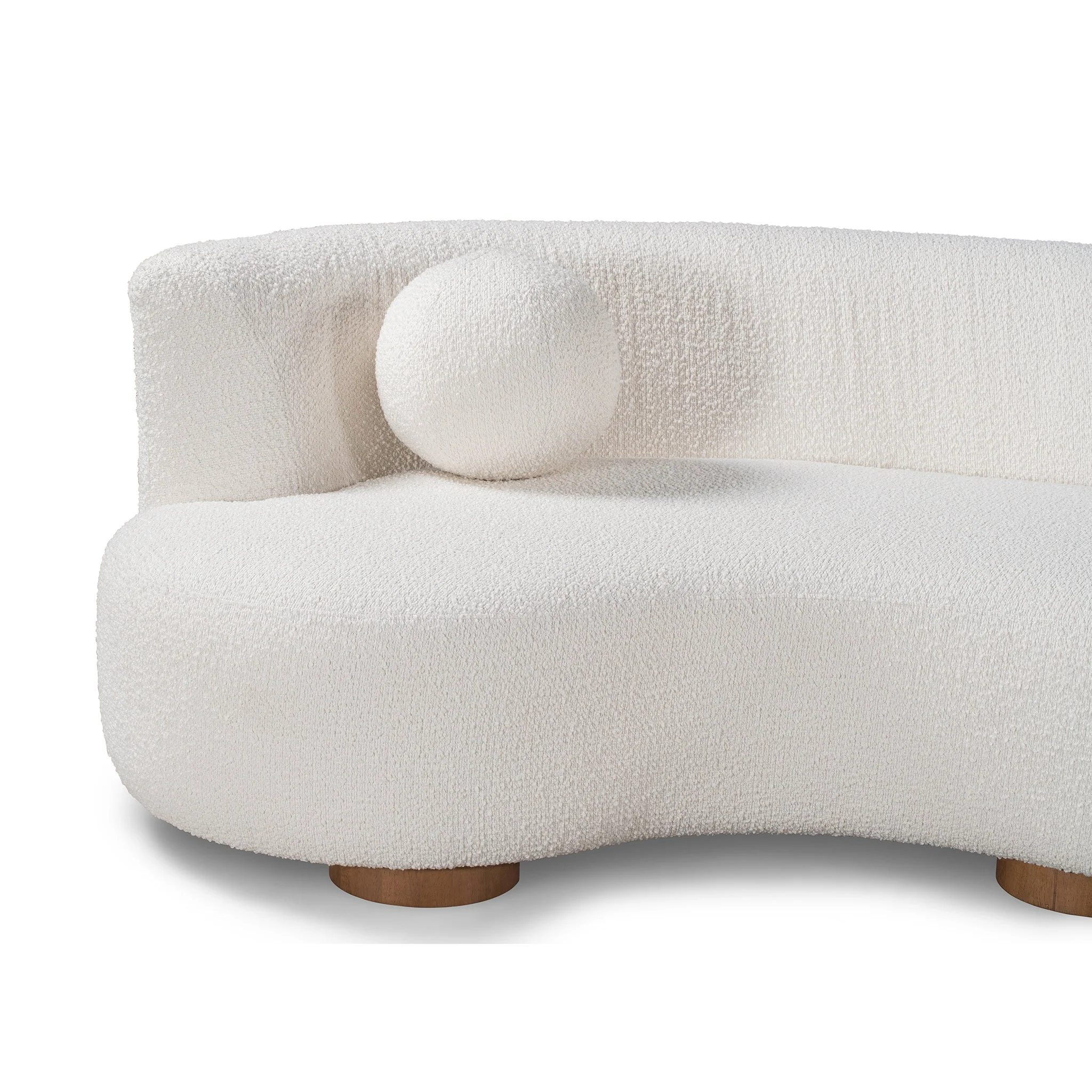 Octavia 2 Piece Sectional - Ivory - Image 5