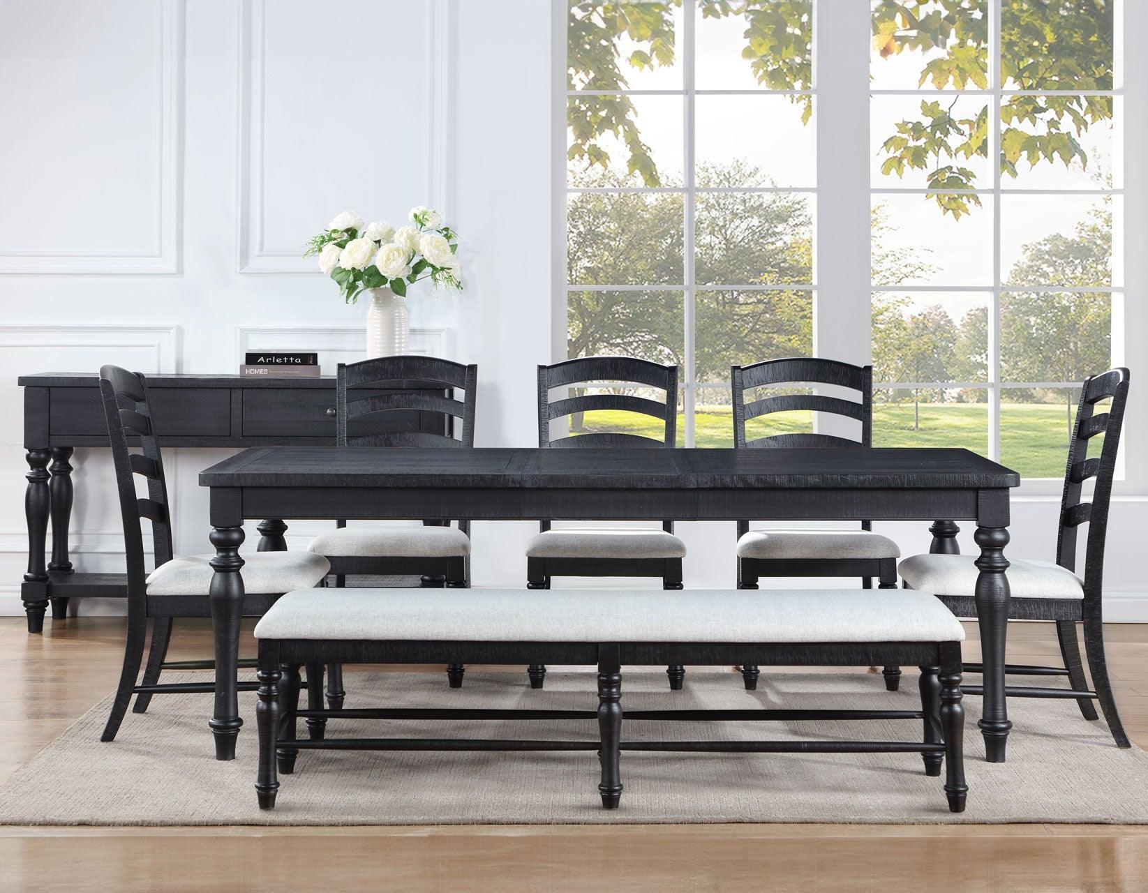 Odessa 66-84-inch Dining Table w/18-inch leaf - Image 12