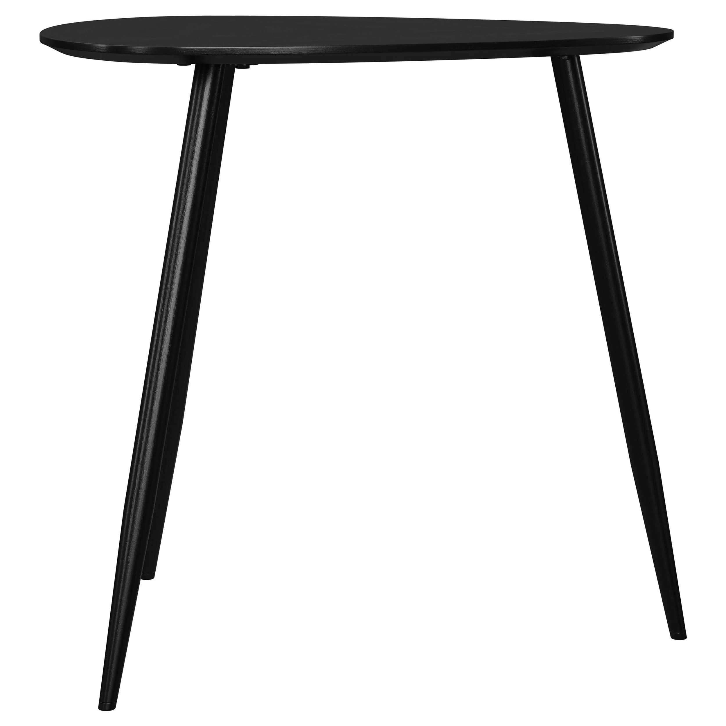 Odessa Black 2-Piece Triangular Coffee and End Table Set - Image 5