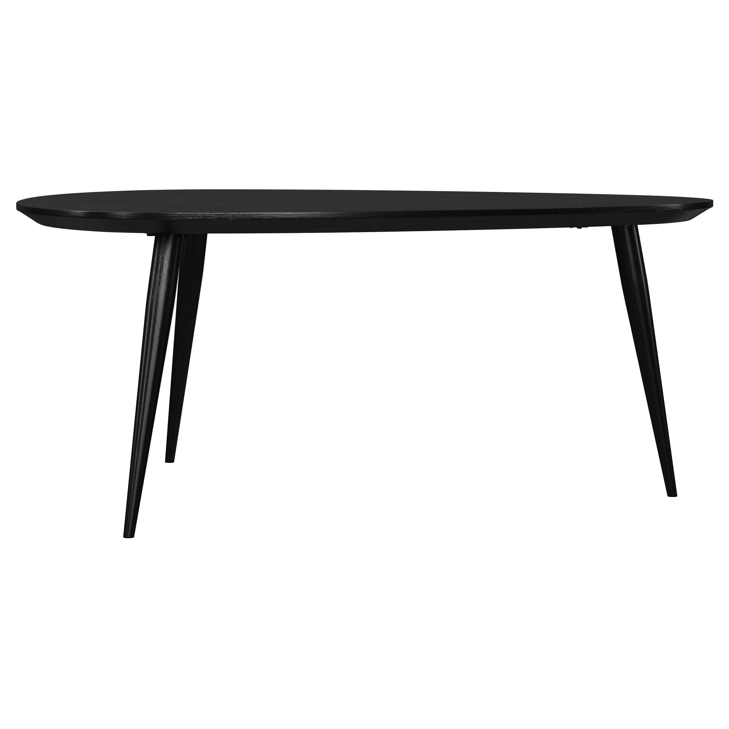 Odessa Black 2-Piece Triangular Coffee and End Table Set - Image 8