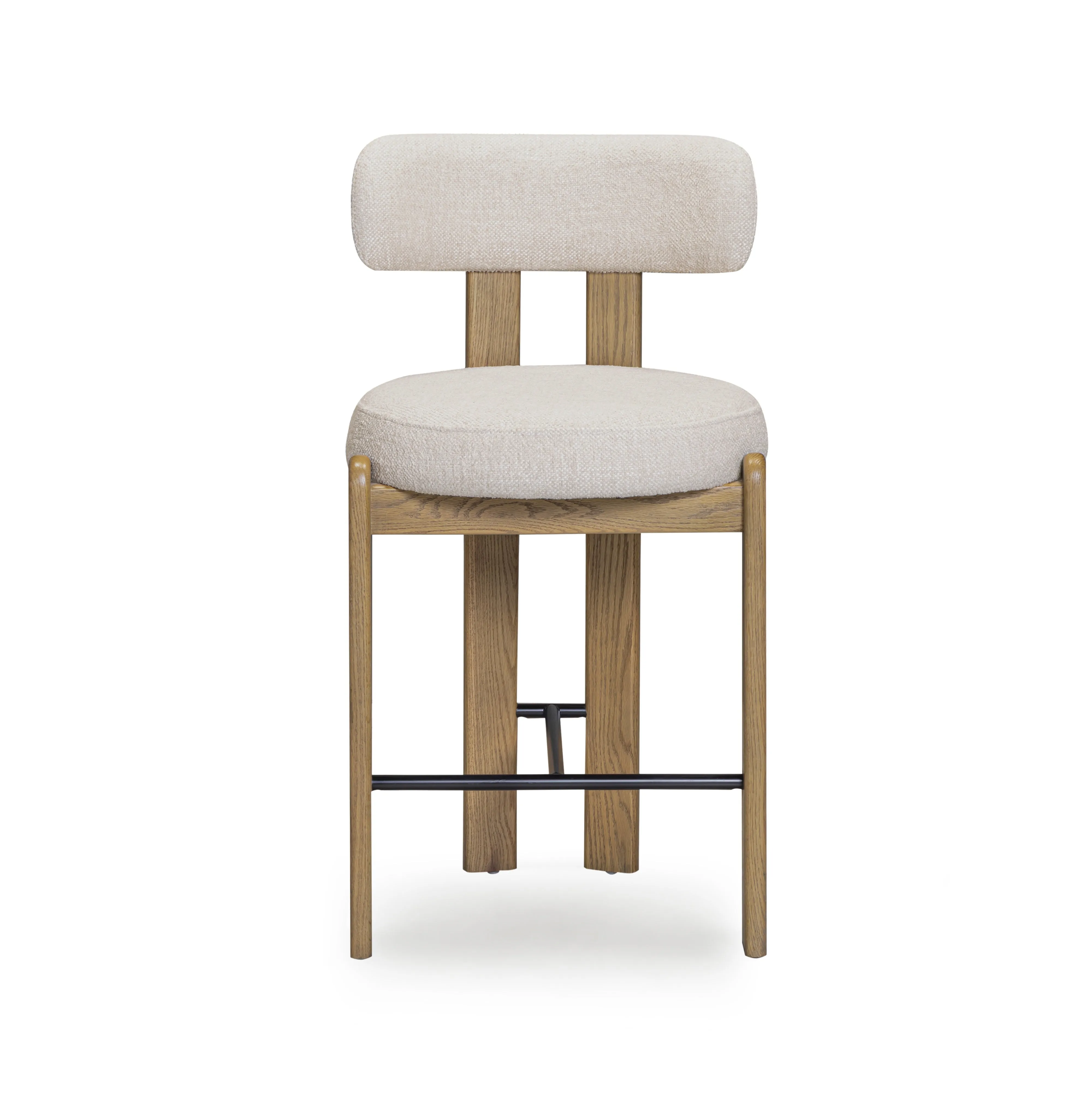 Odessa Cream Performance Fabric Counter Stool