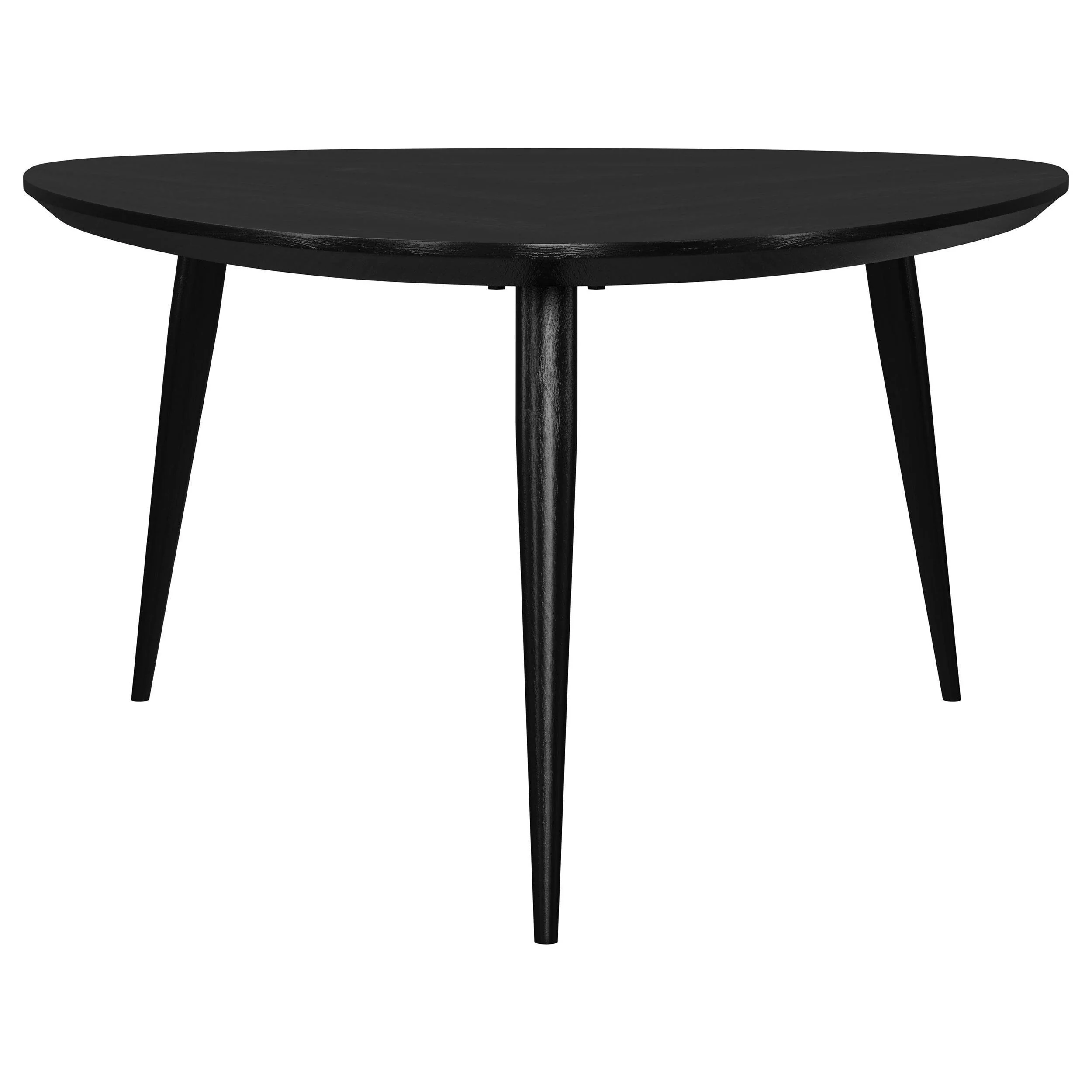 Odessa Triangular Solid Wood Coffee Table Black - Image 3