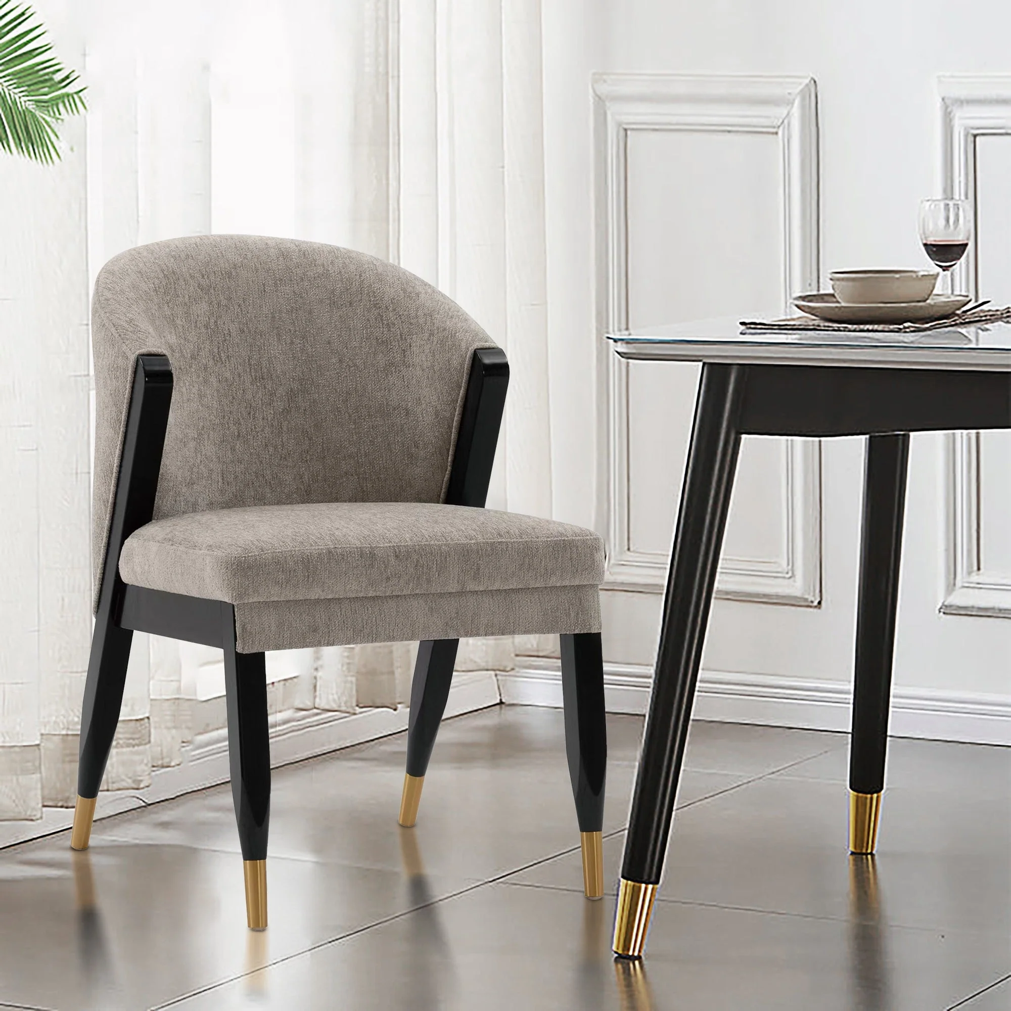 Ola Dining Chair in Stone - Image 2