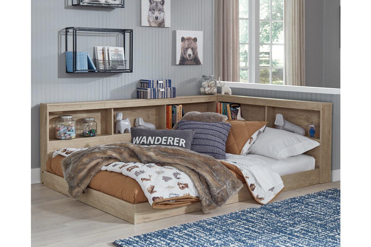 Oliah Natural Full Bookcase Storage Bed - Image 2