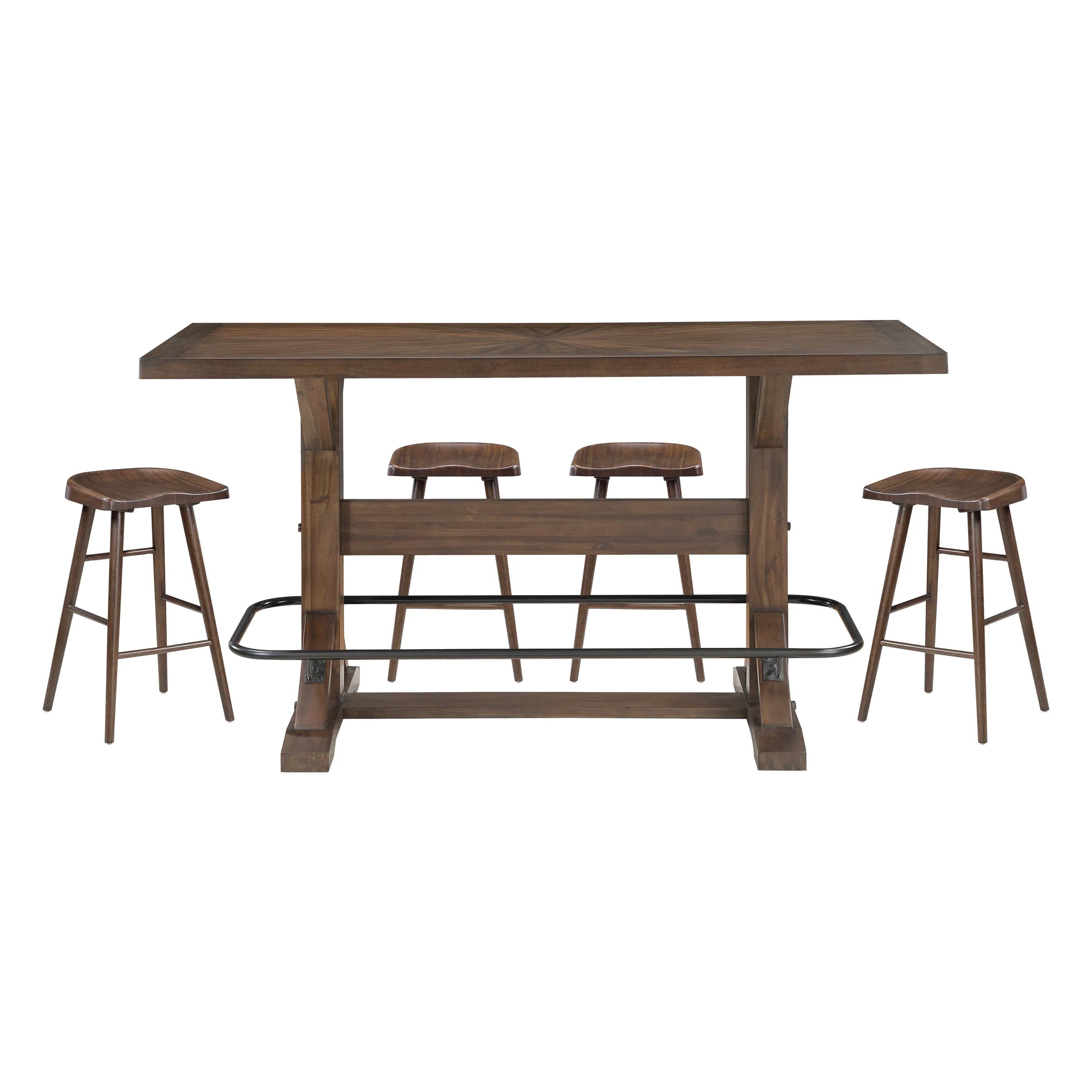 Oliver Brown Pub Height Dining Set