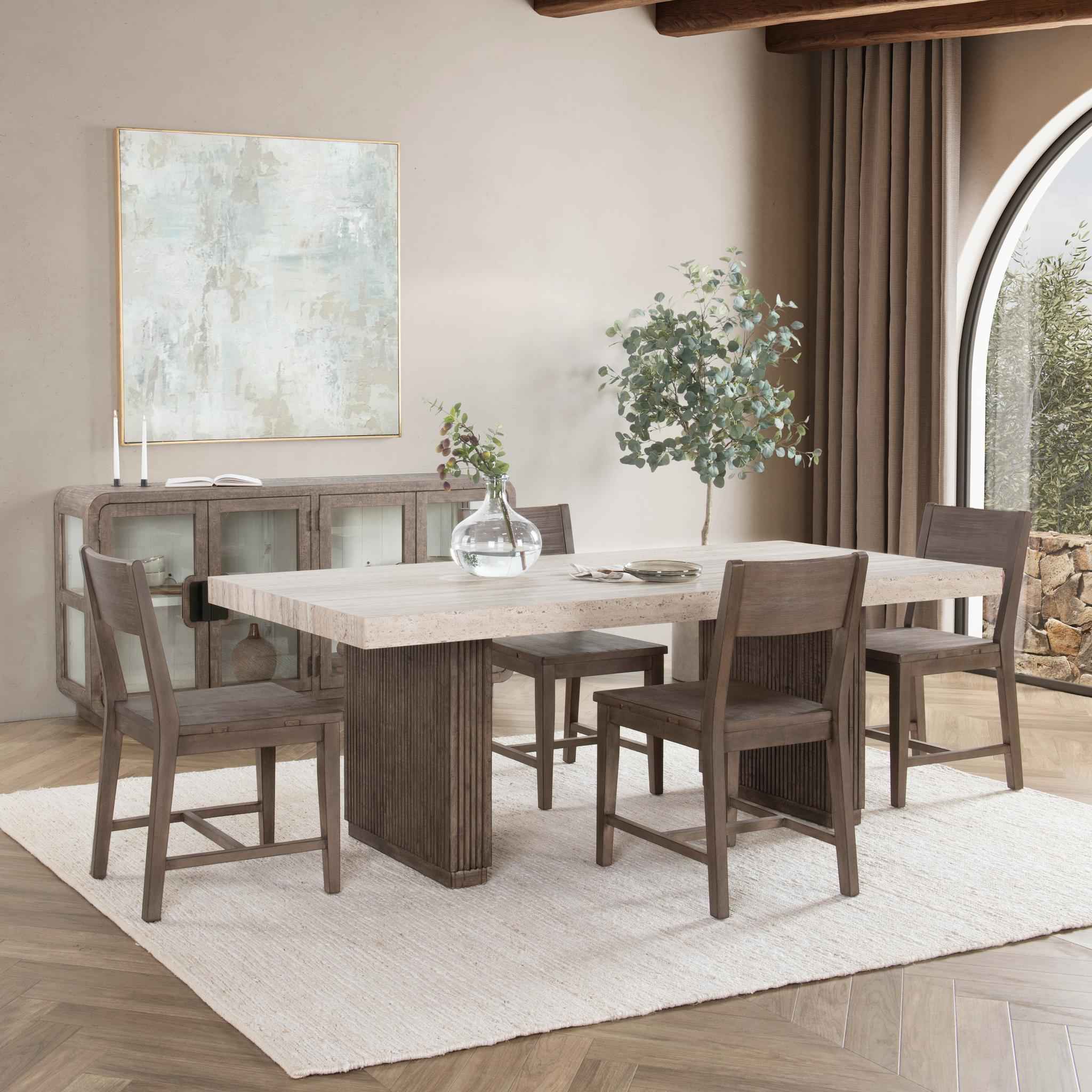 Ollie Dining Chair Set of 2 - Brown - Image 3