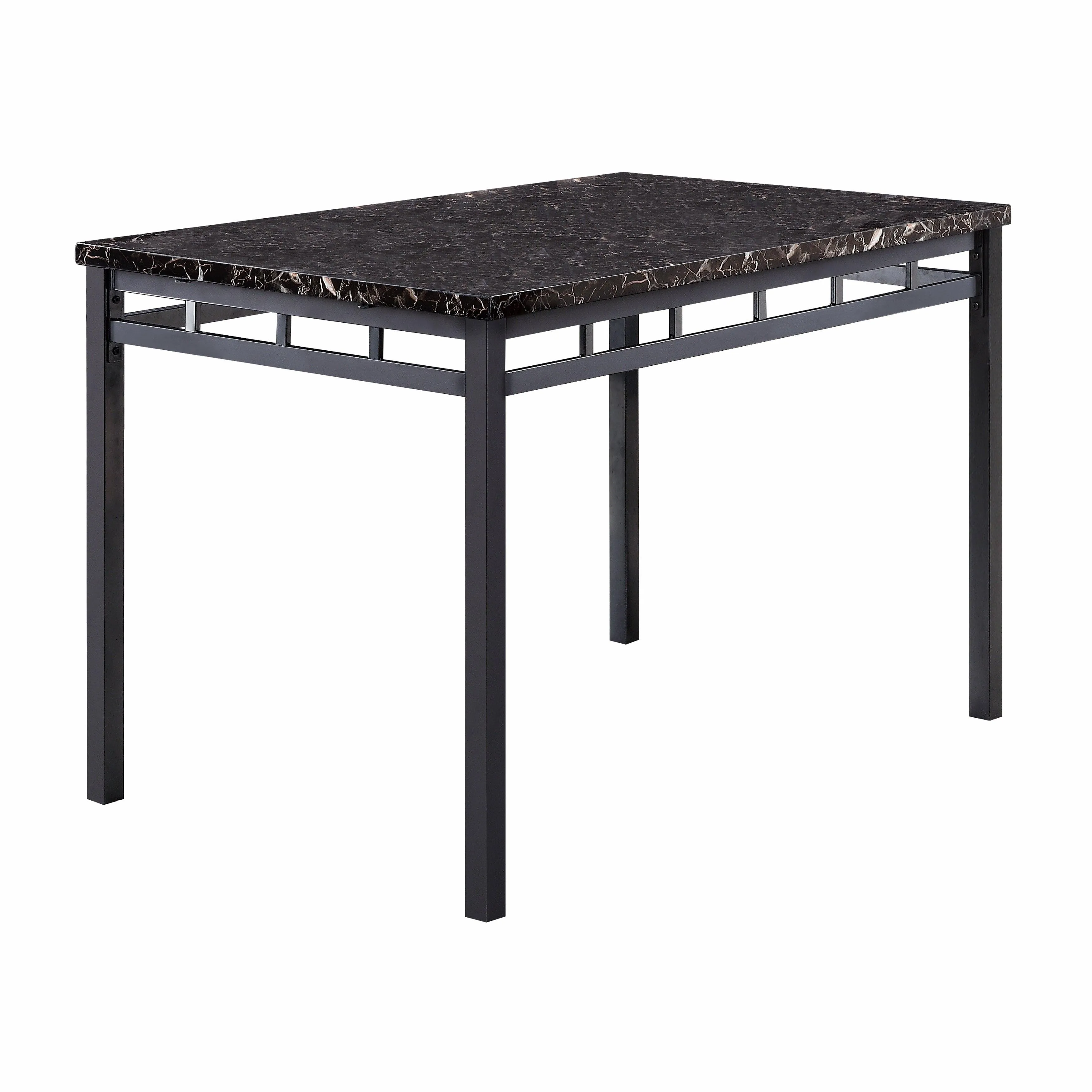 Olney Black/Dark Brown 5-Piece Dining Set - Image 3