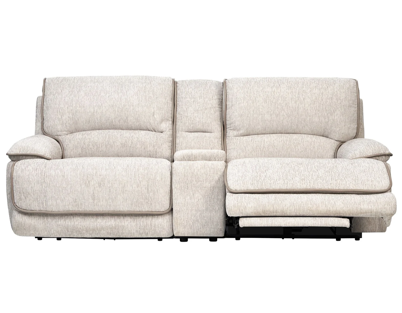Olsen Dove 3-Piece Dual-Power Zero-Gravity Modular Reclining Console Loveseat - Image 3