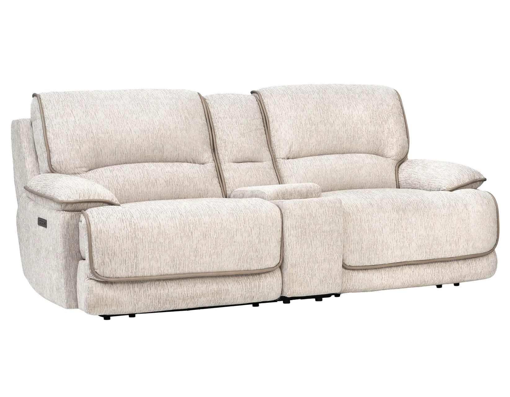 Olsen Dove 3-Piece Dual-Power Zero-Gravity Modular Reclining Console Loveseat - Image 4