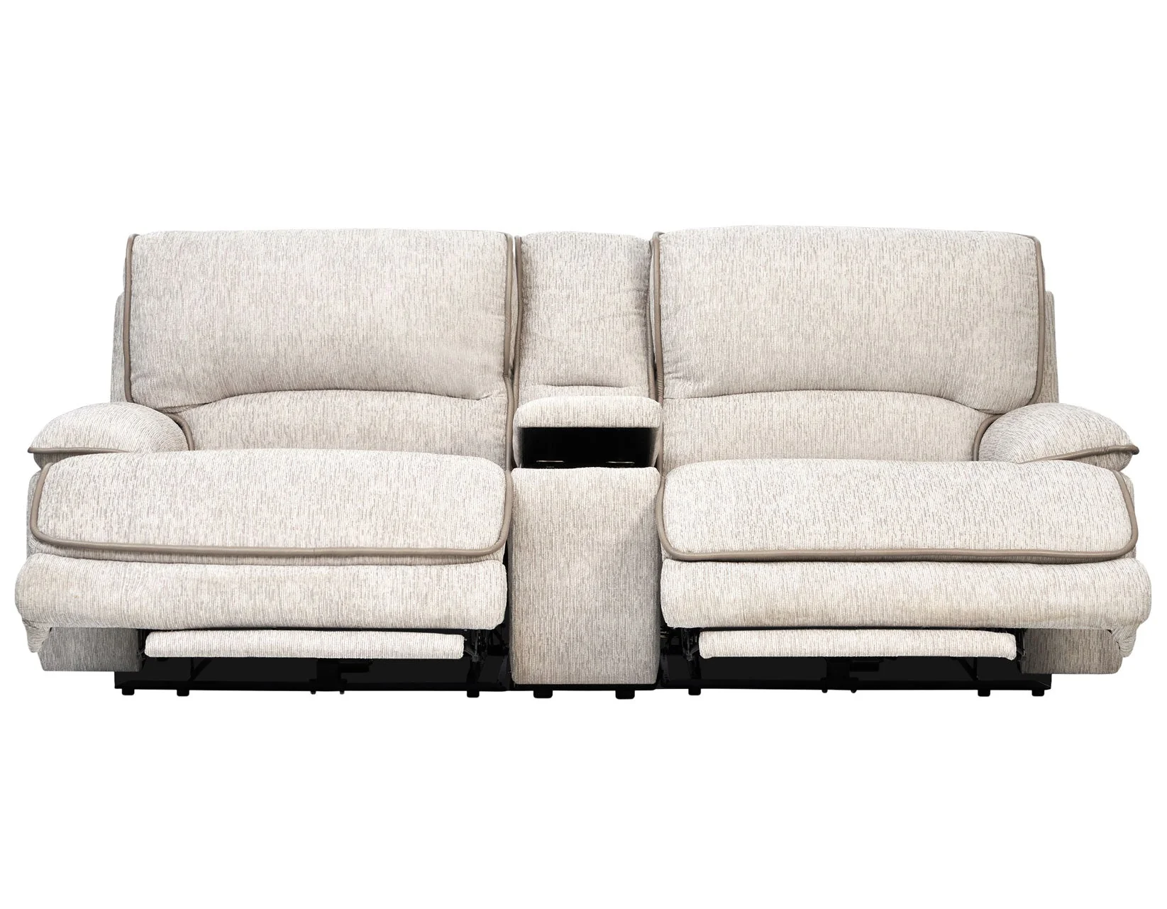 Olsen Dove 3-Piece Dual-Power Zero-Gravity Modular Reclining Console Loveseat - Image 5
