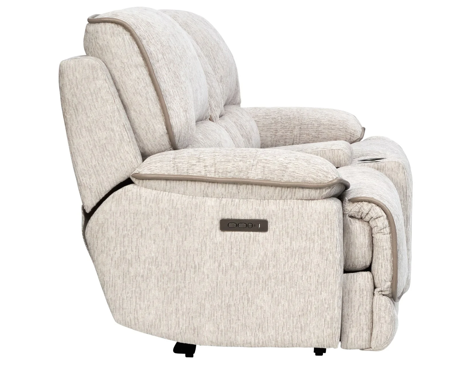 Olsen Dove 3-Piece Dual-Power Zero-Gravity Modular Reclining Console Loveseat - Image 7
