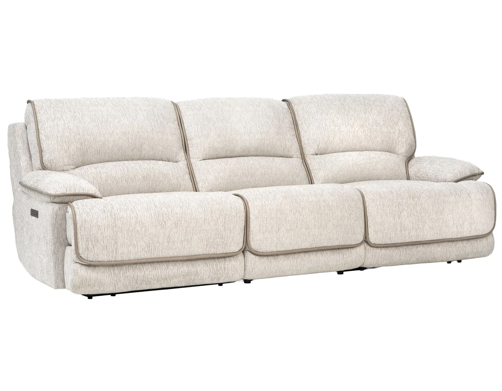 Olsen Dove 3-Piece Dual-Power Zero-Gravity Modular Reclining Sofa - Image 4