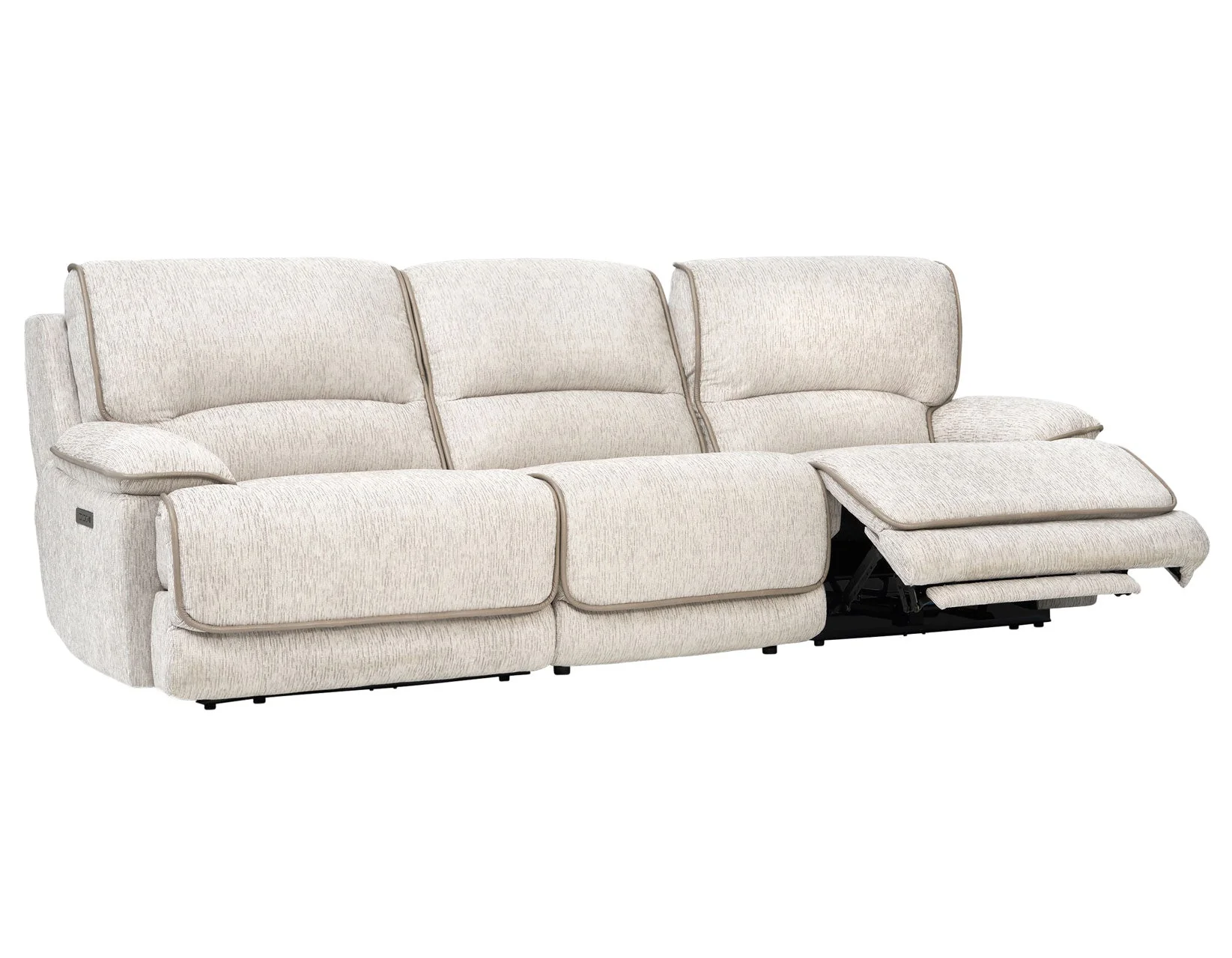 Olsen Dove 3-Piece Dual-Power Zero-Gravity Modular Reclining Sofa - Image 5