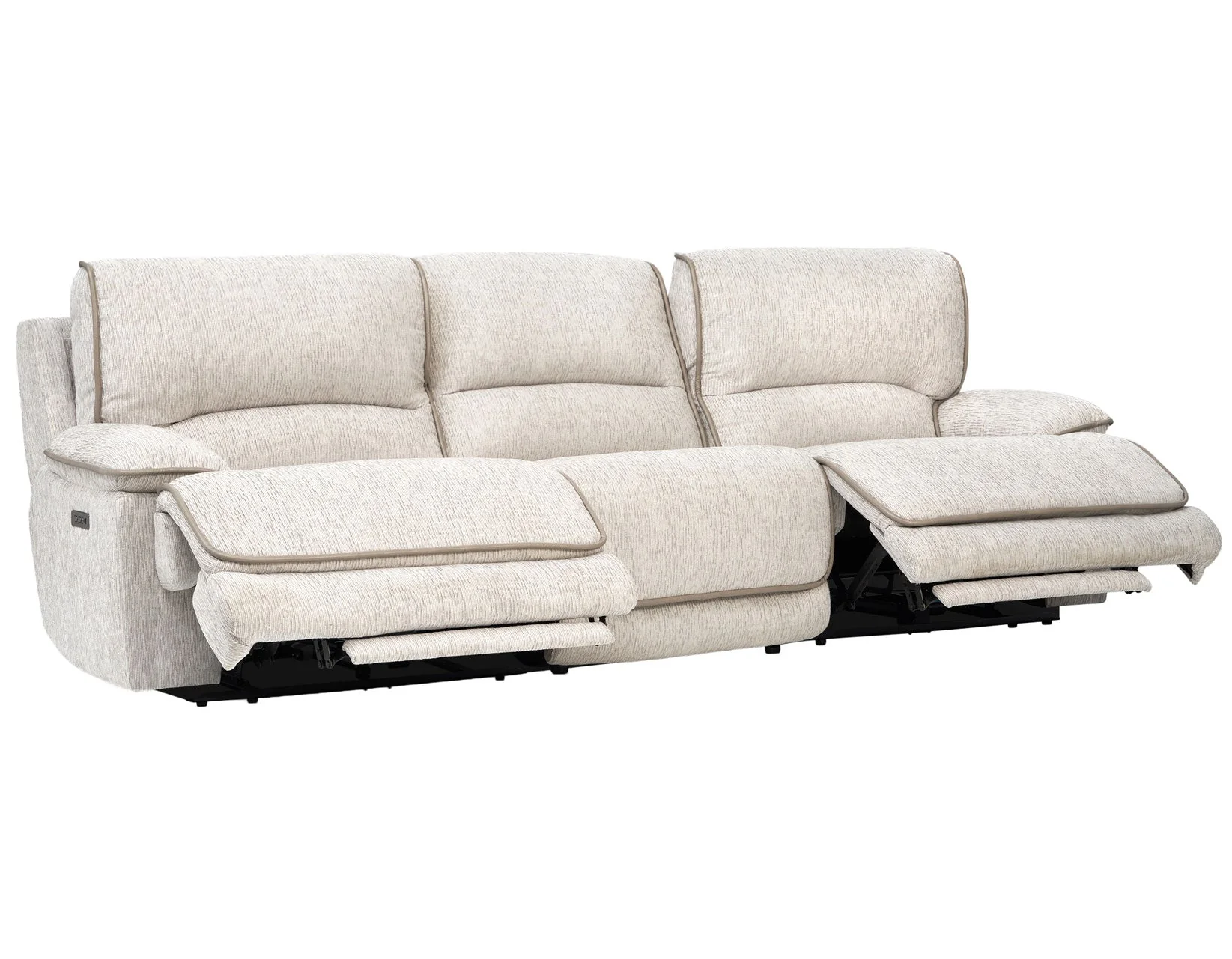 Olsen Dove 3-Piece Dual-Power Zero-Gravity Modular Reclining Sofa - Image 6