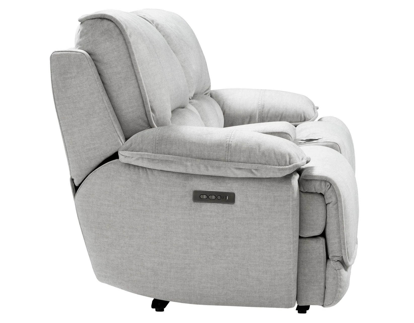 Olsen Silver 3-Piece Dual-Power Zero-Gravity Modular Reclining Console Loveseat - Image 10