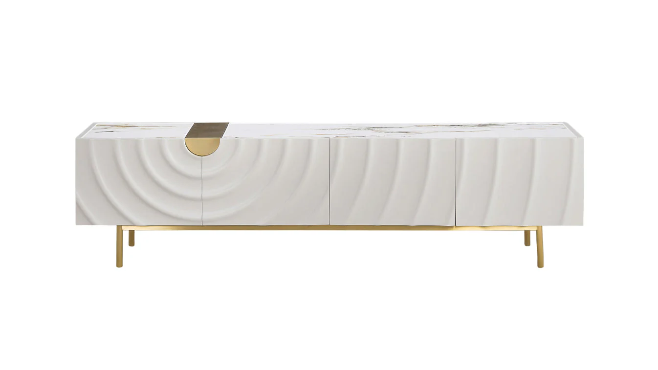 Onda White Cream TV Console
