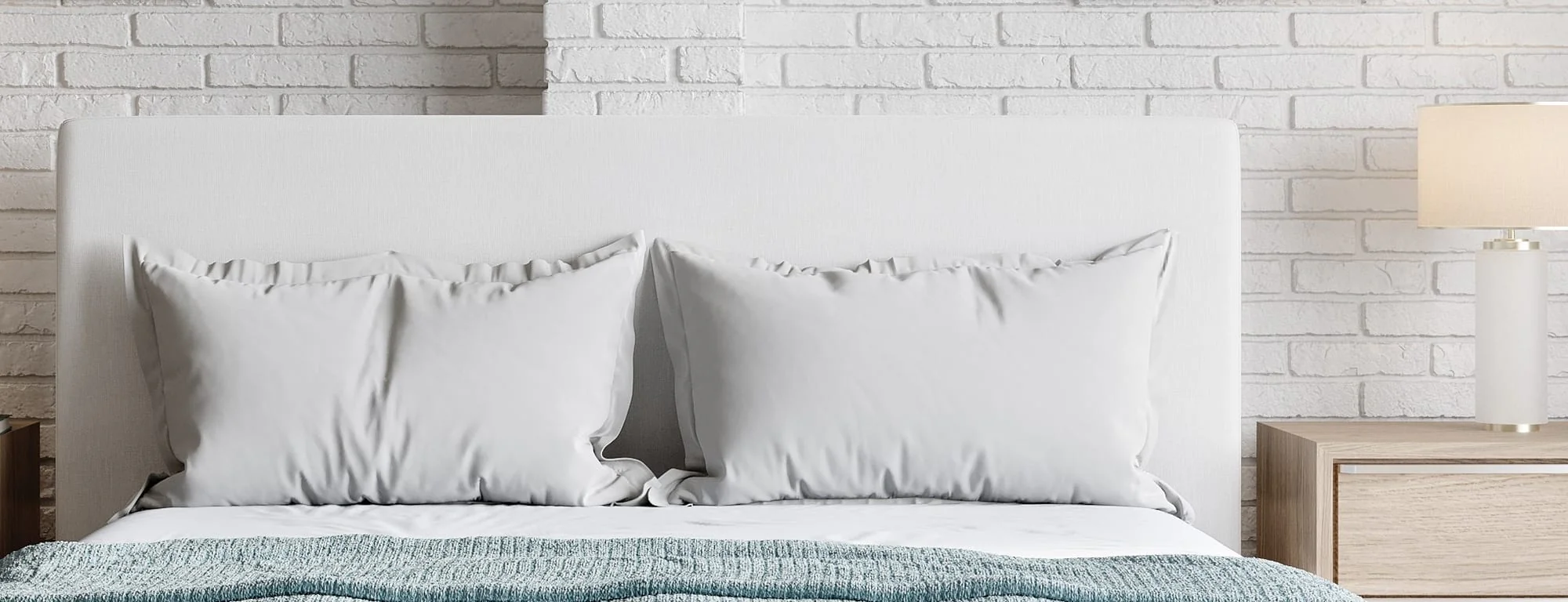 One Pearl Full Upholstered Footboard Storage Bed - Image 2