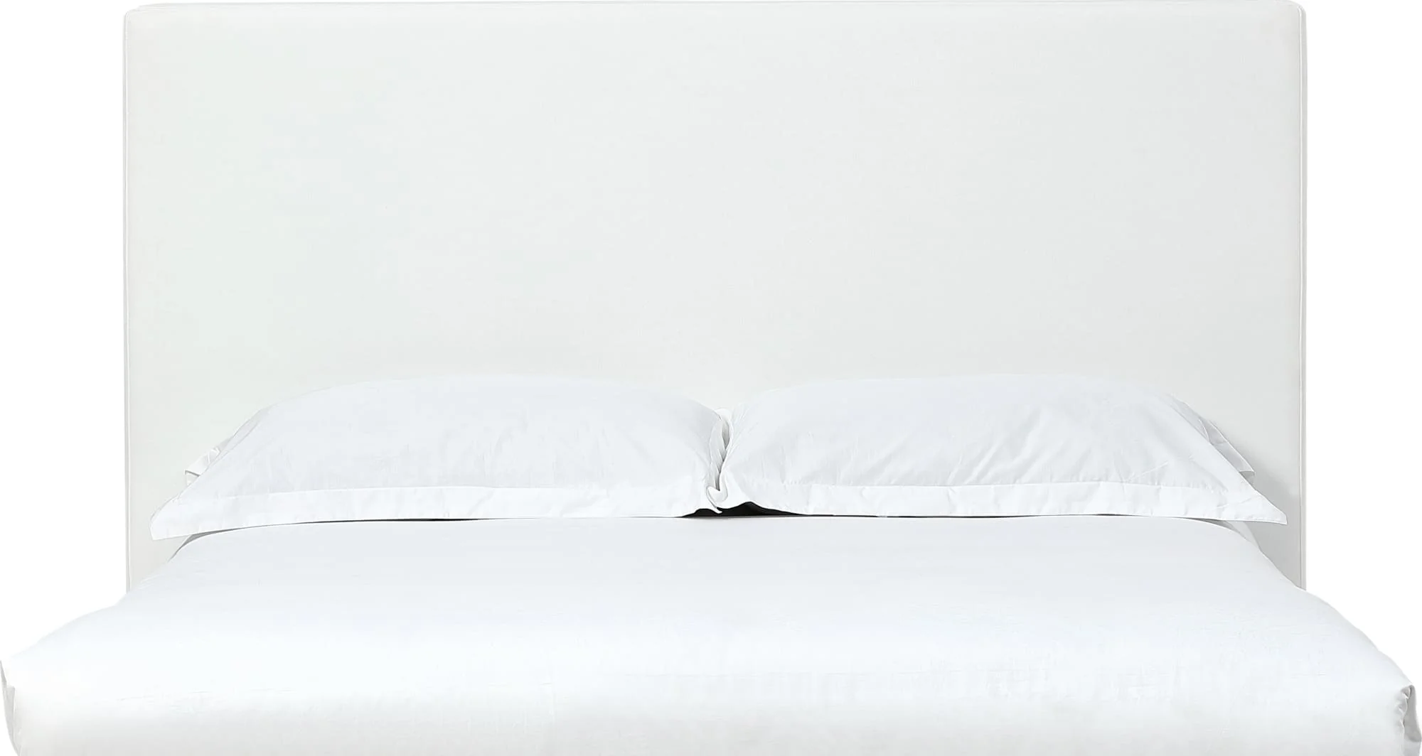 One Pearl Upholstered Modern California King Headboard - Image 2