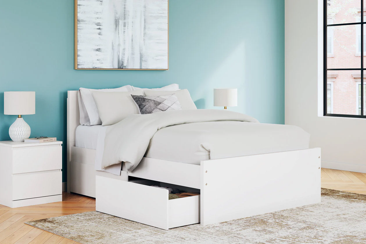 Onita White Full Storage Platform Bed with 4 Drawers - Image 10