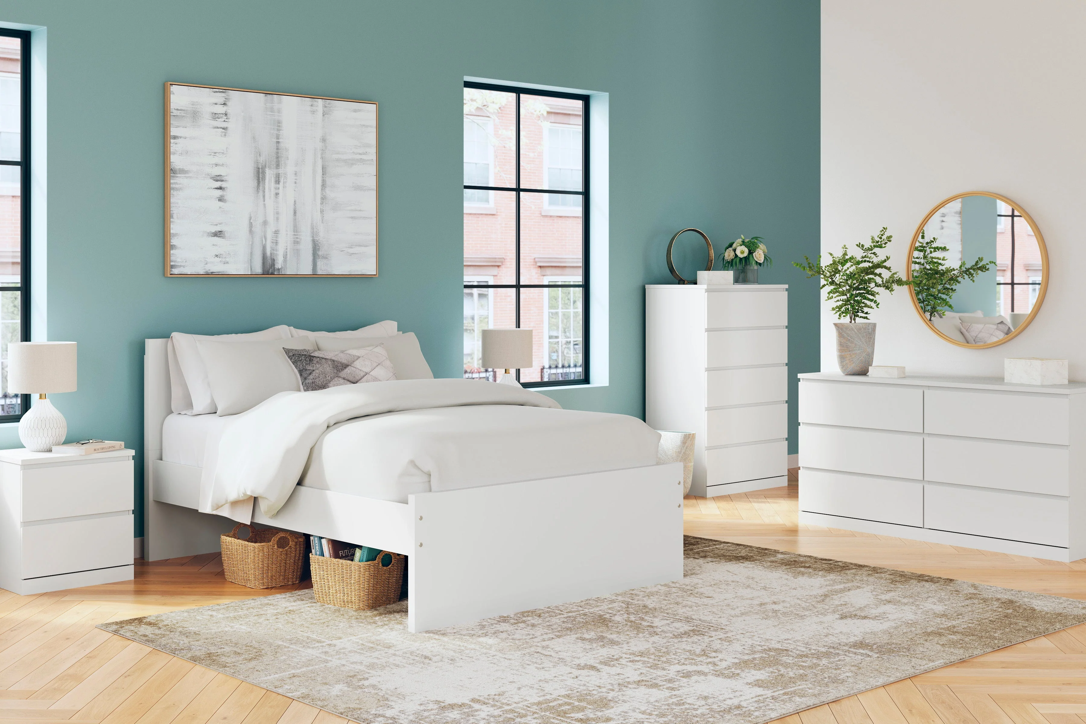 Onita White Youth Panel Platform Bedroom Set - Image 7