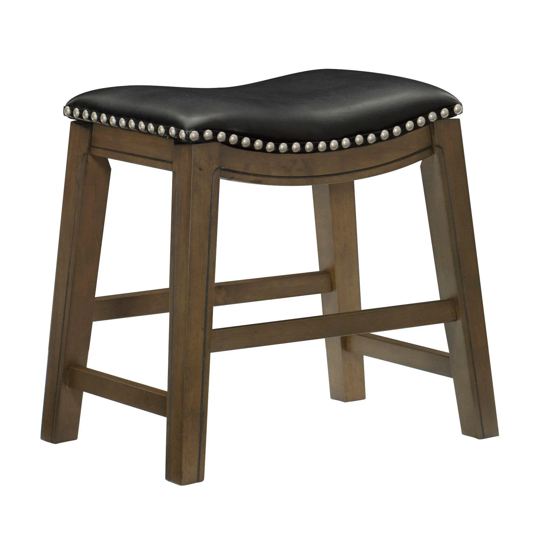 Ordway Black/Brown Dining Stool, Black - Image 5