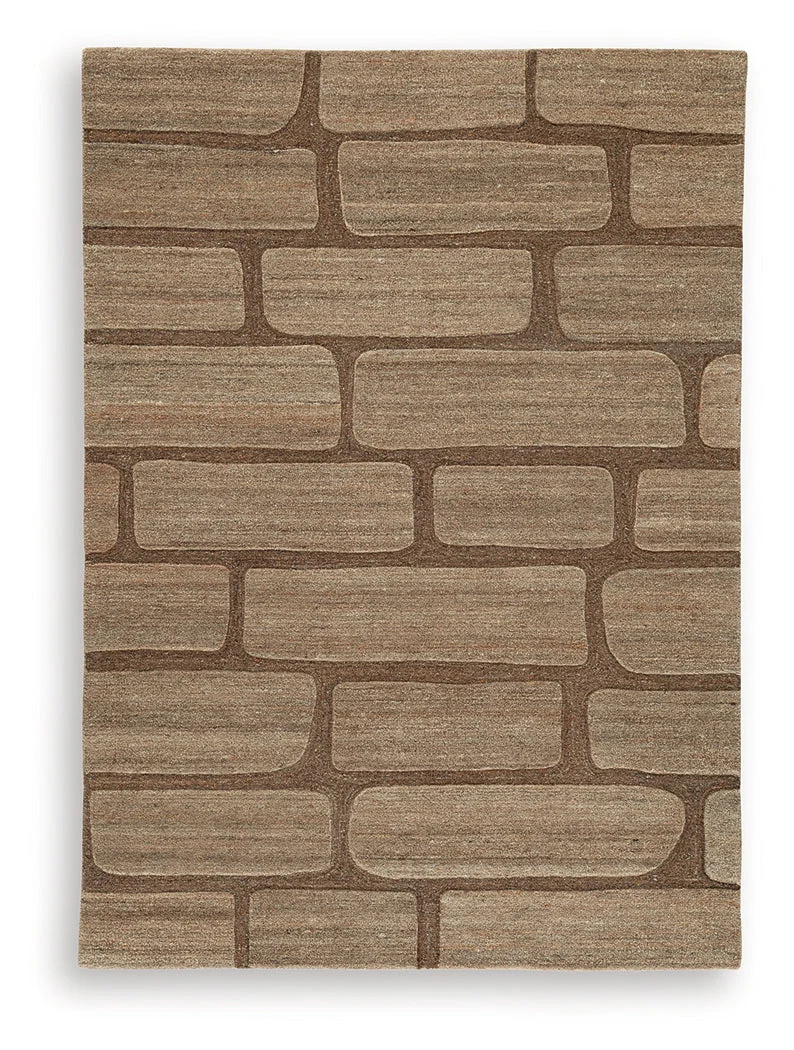 Orest Brown Medium Rug - Image 2