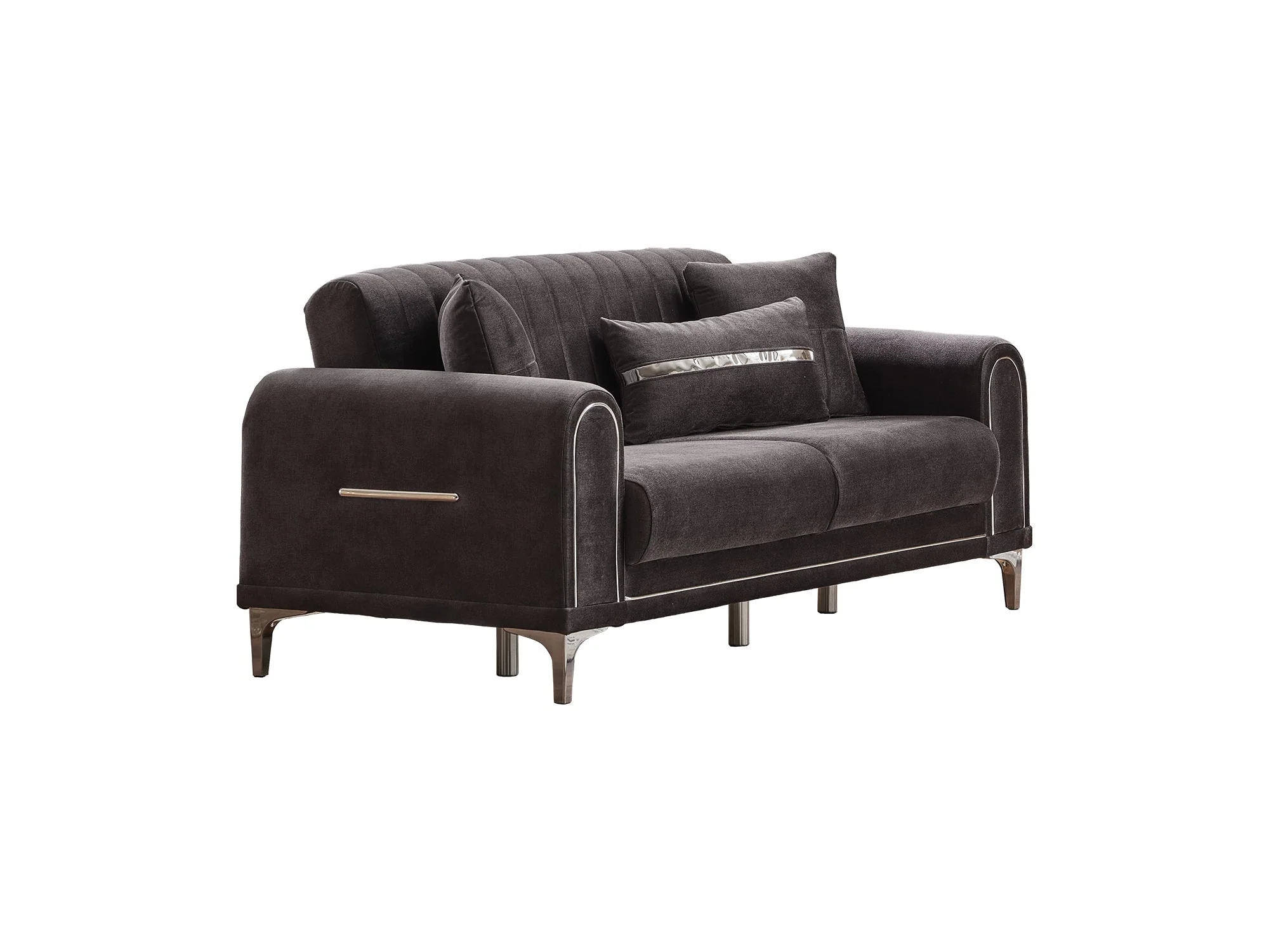Orion Grey 3-pieces (Sofa & Loveseat & Chair) Living Room Set - Image 9