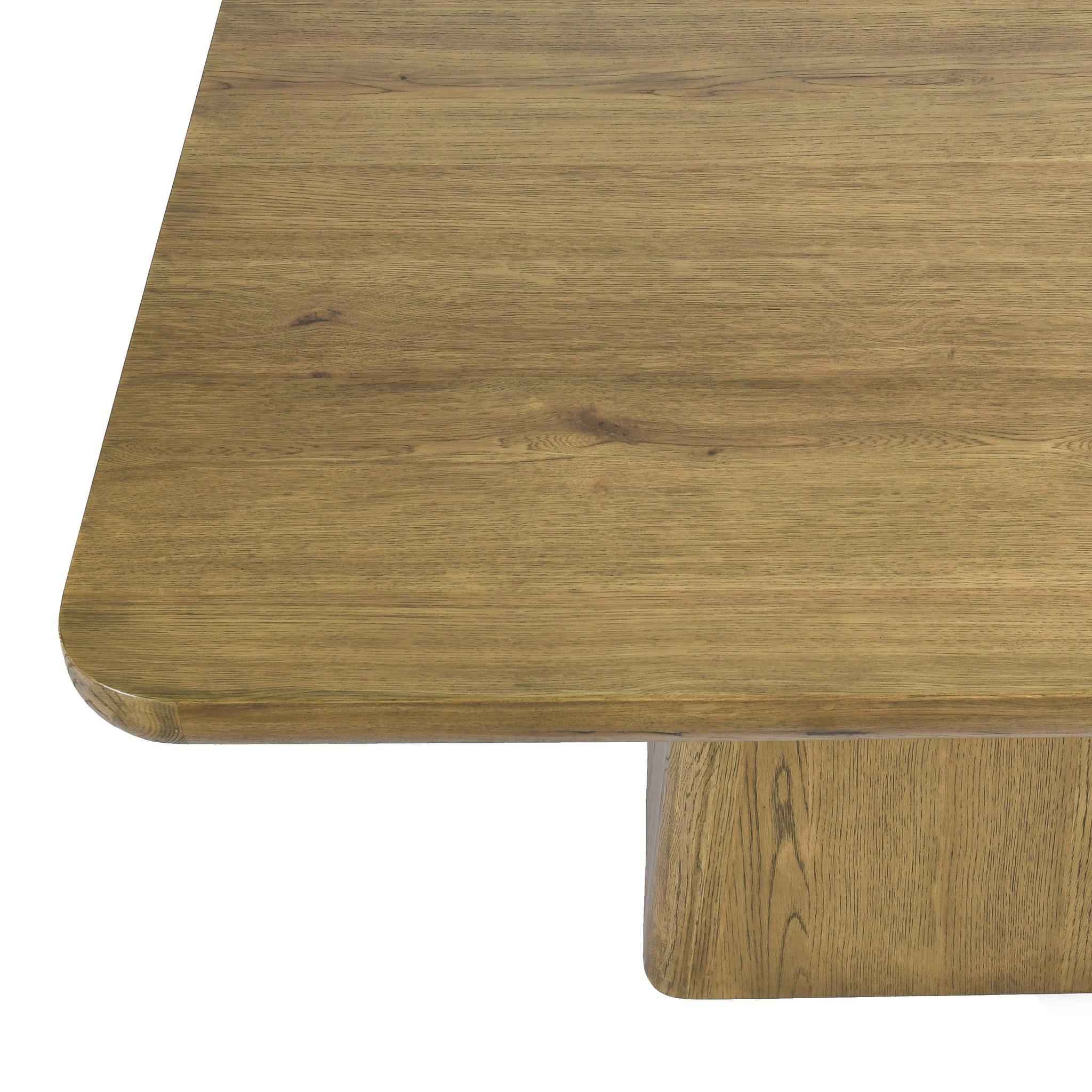Orlando Dining Table - Light Brown - Image 4