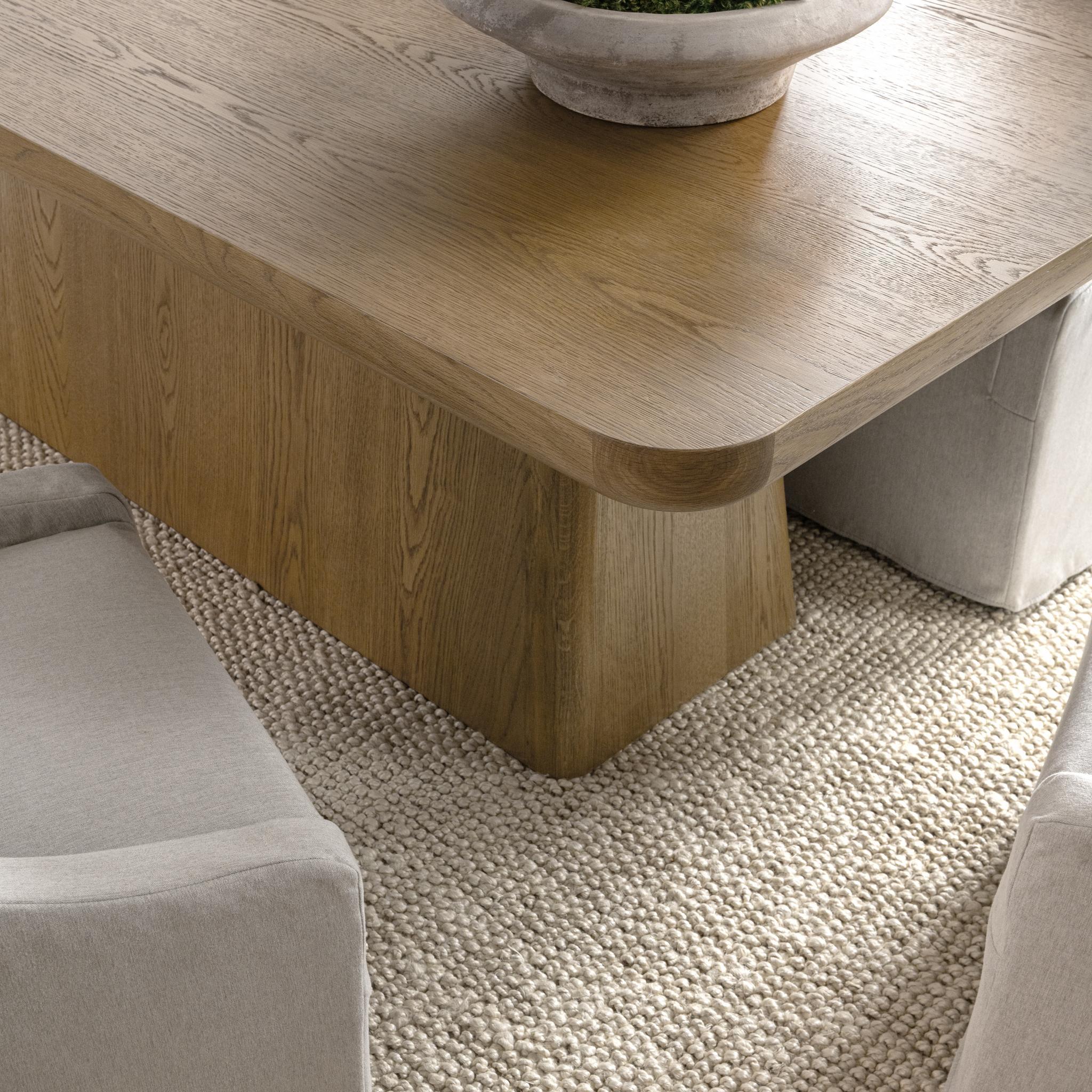 Orlando Dining Table - Light Brown - Image 7