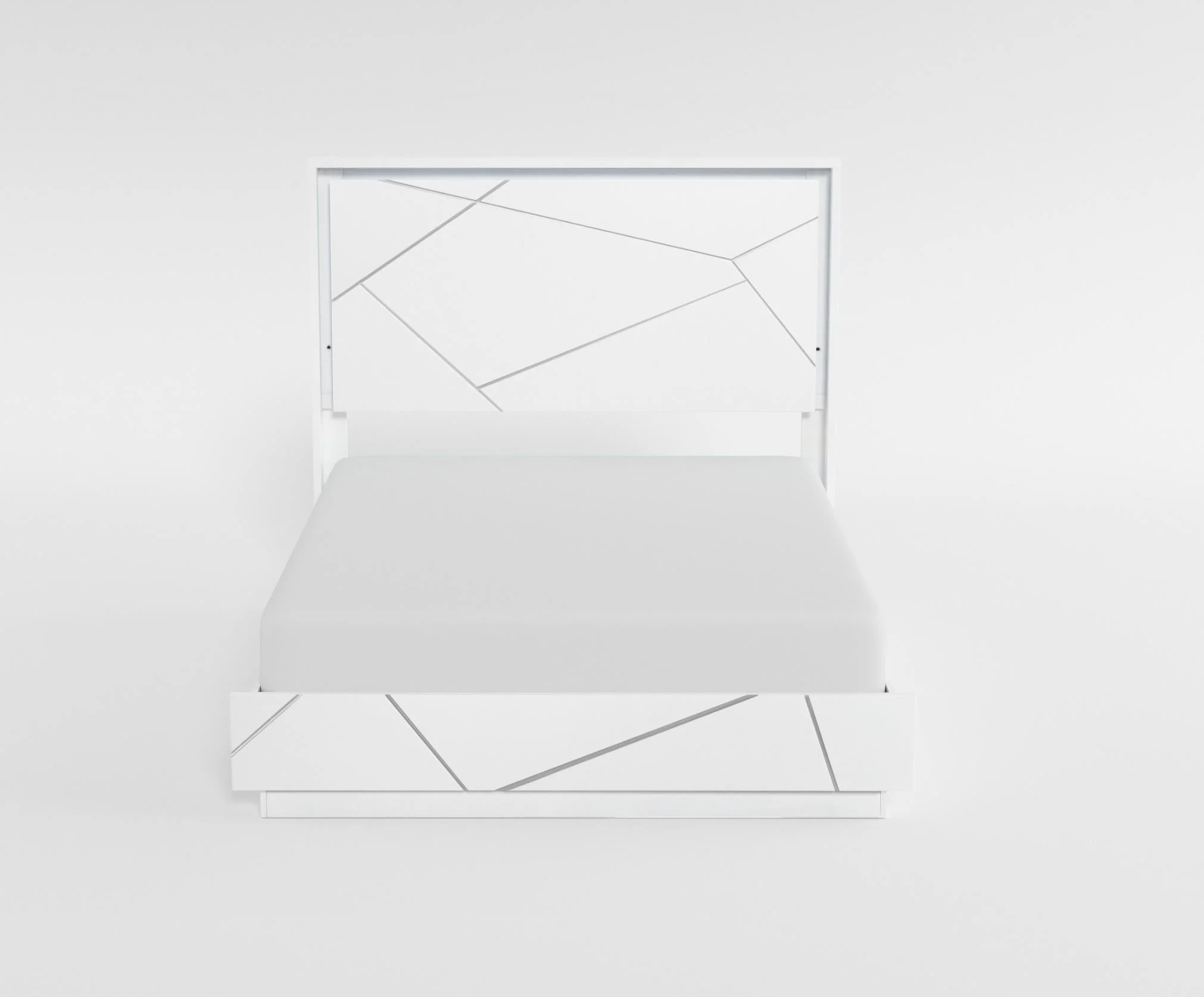 Orlo White California King Bed - Image 2