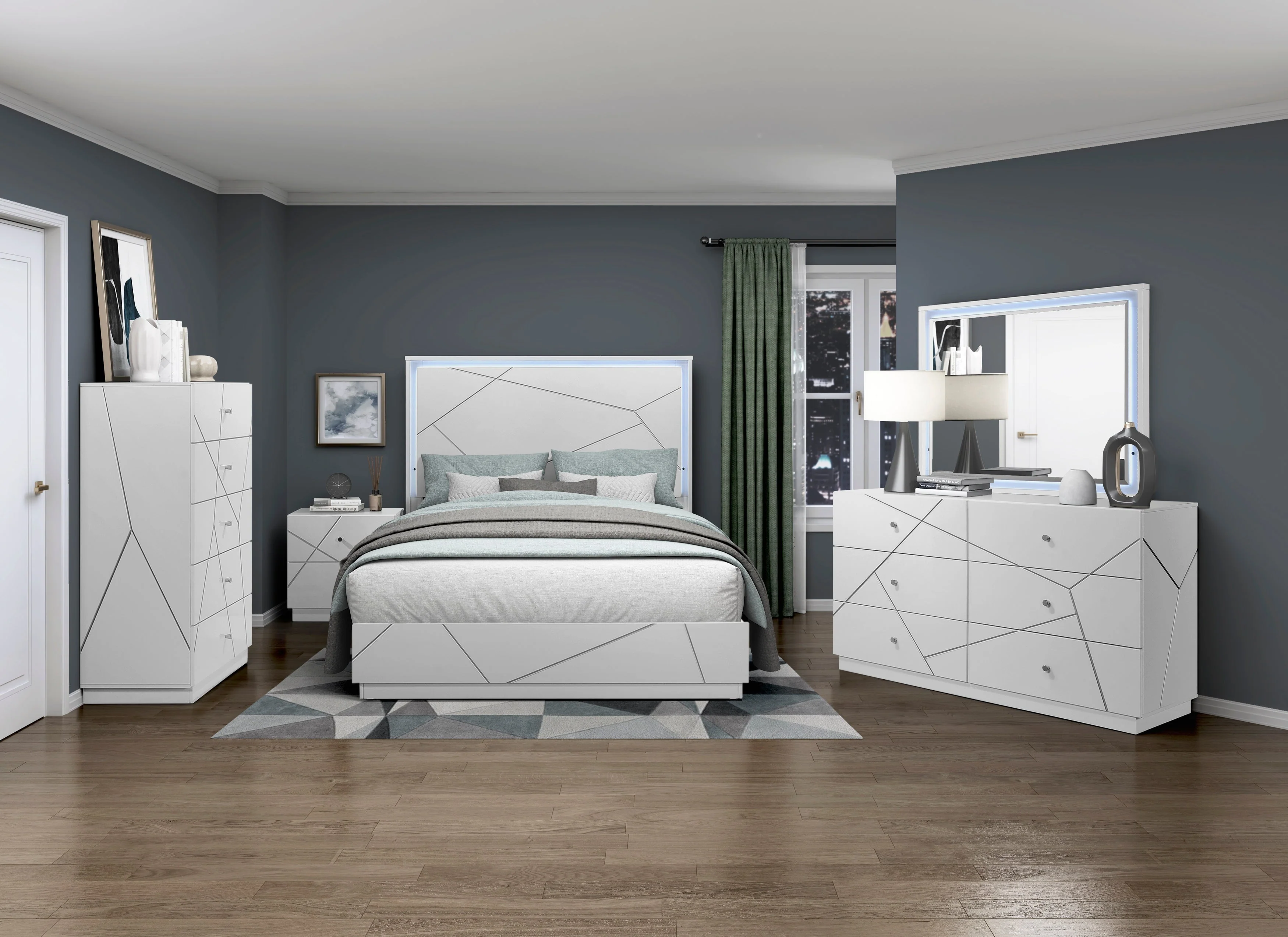 Orlo White Dresser - Image 7