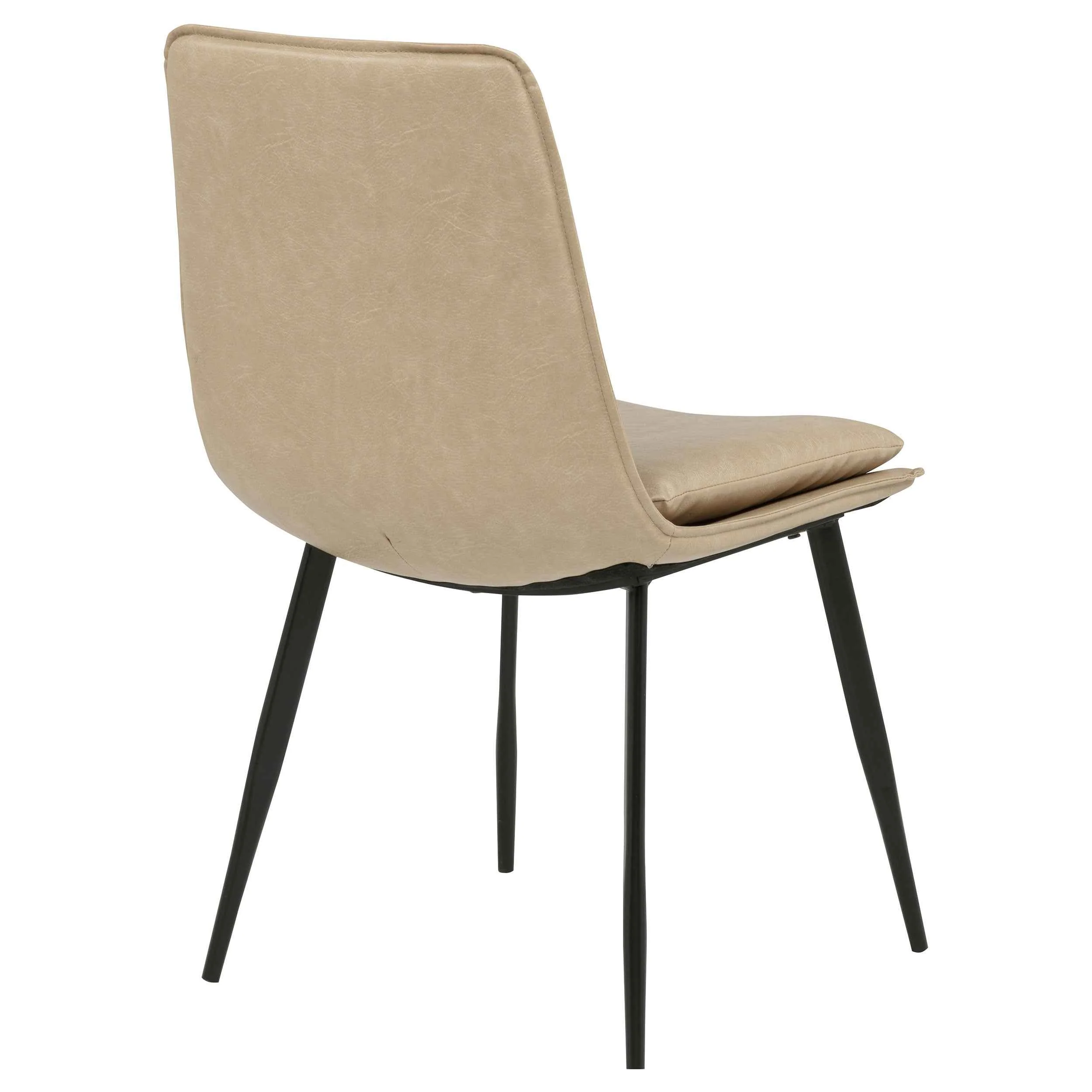 Ortega Tan Upholstered Dining Side Chair (Set of 2) - Image 9