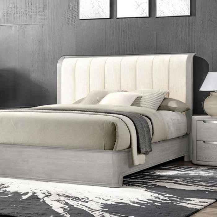 Osterley Light Gray 4-Piece Queen Bedroom Set - Image 2