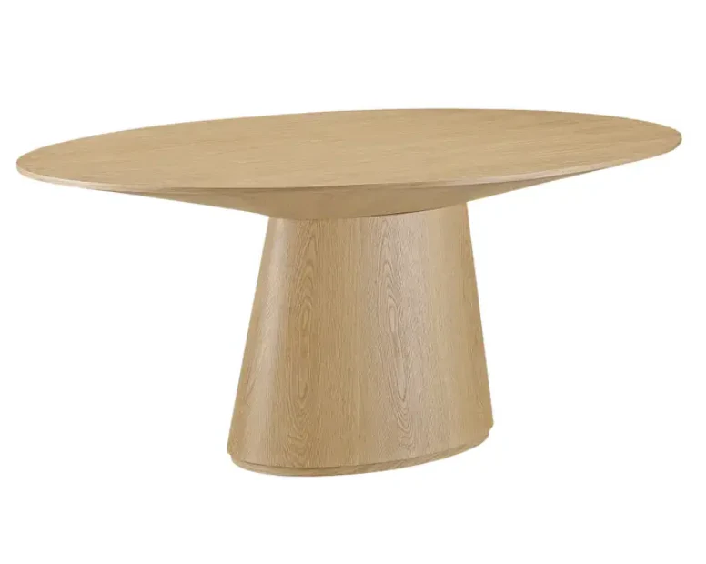 Otago Oval Dining Table - Oak - Image 3