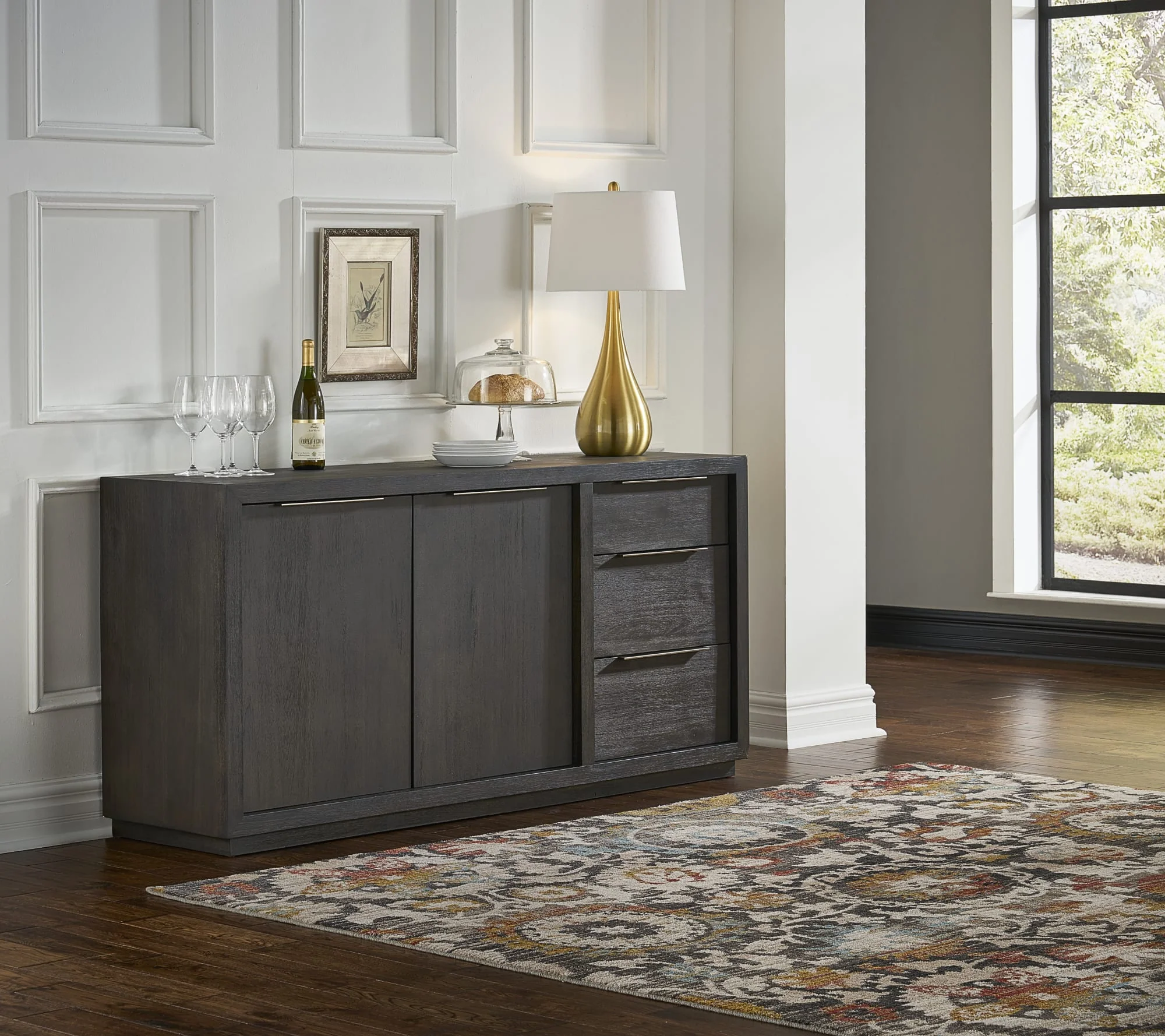 Oxford Basalt Grey Sideboard - Image 2