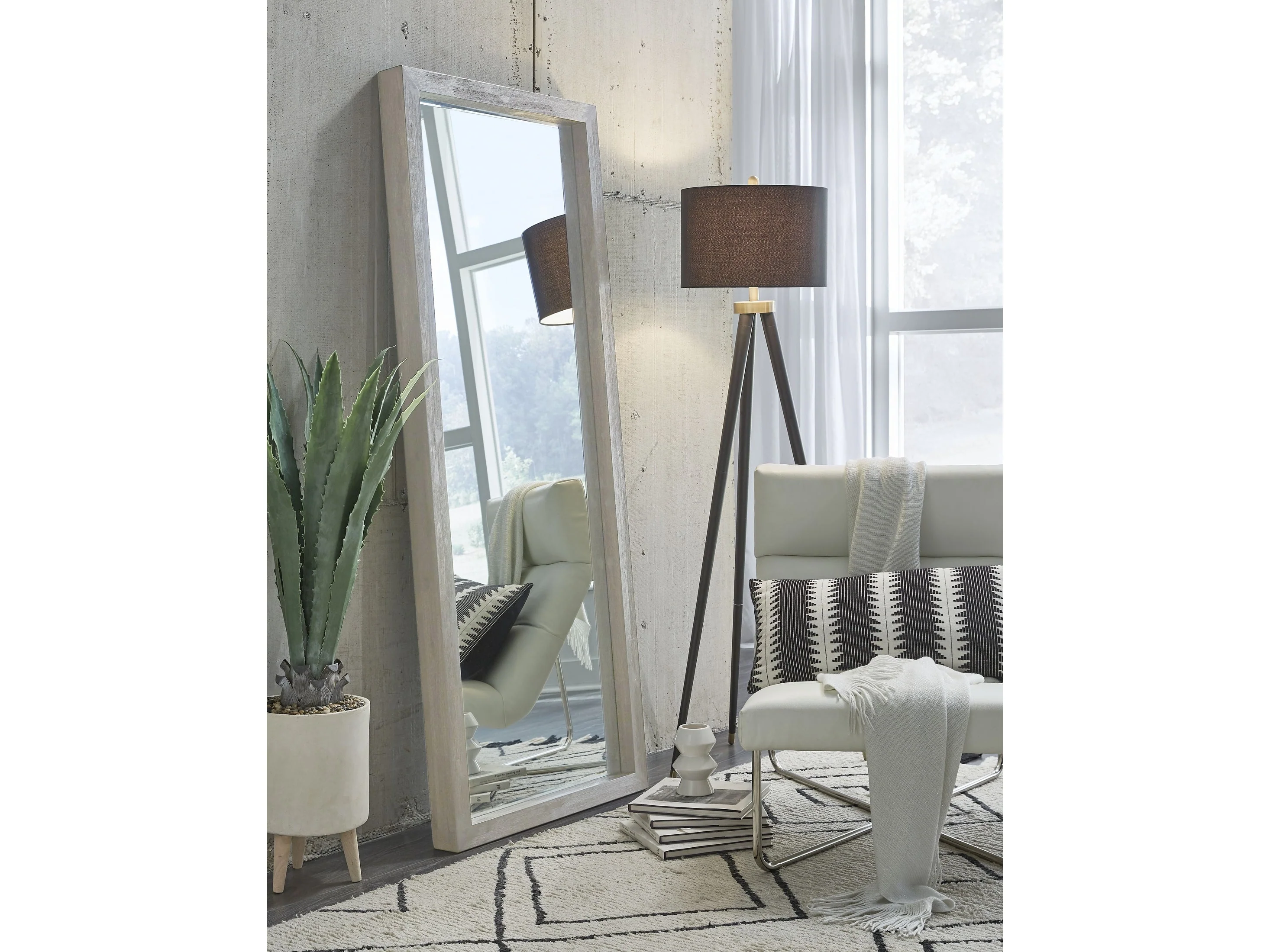 Oxford Mineral Floor Mirror