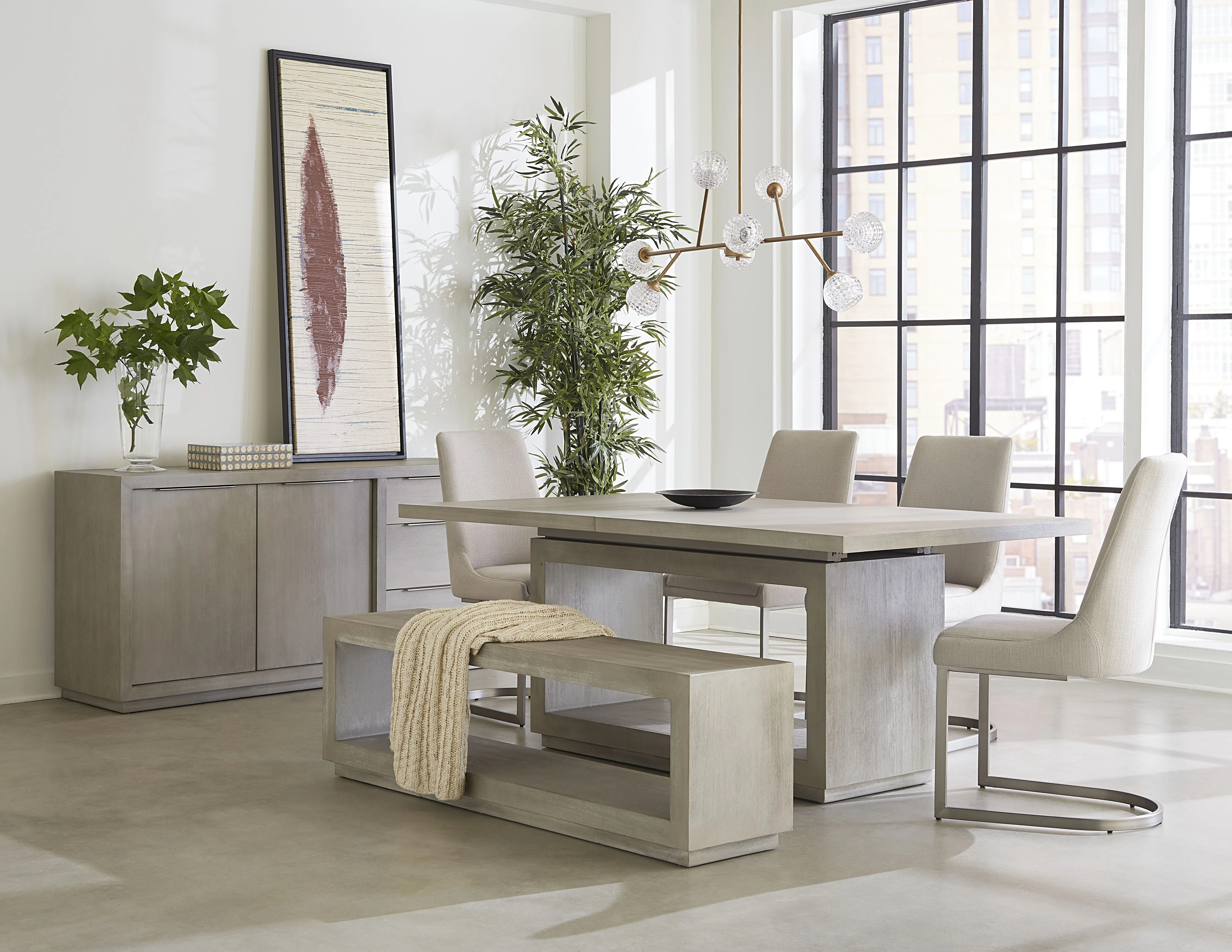 Oxford Rectangular Dining Table in Mineral - Image 3