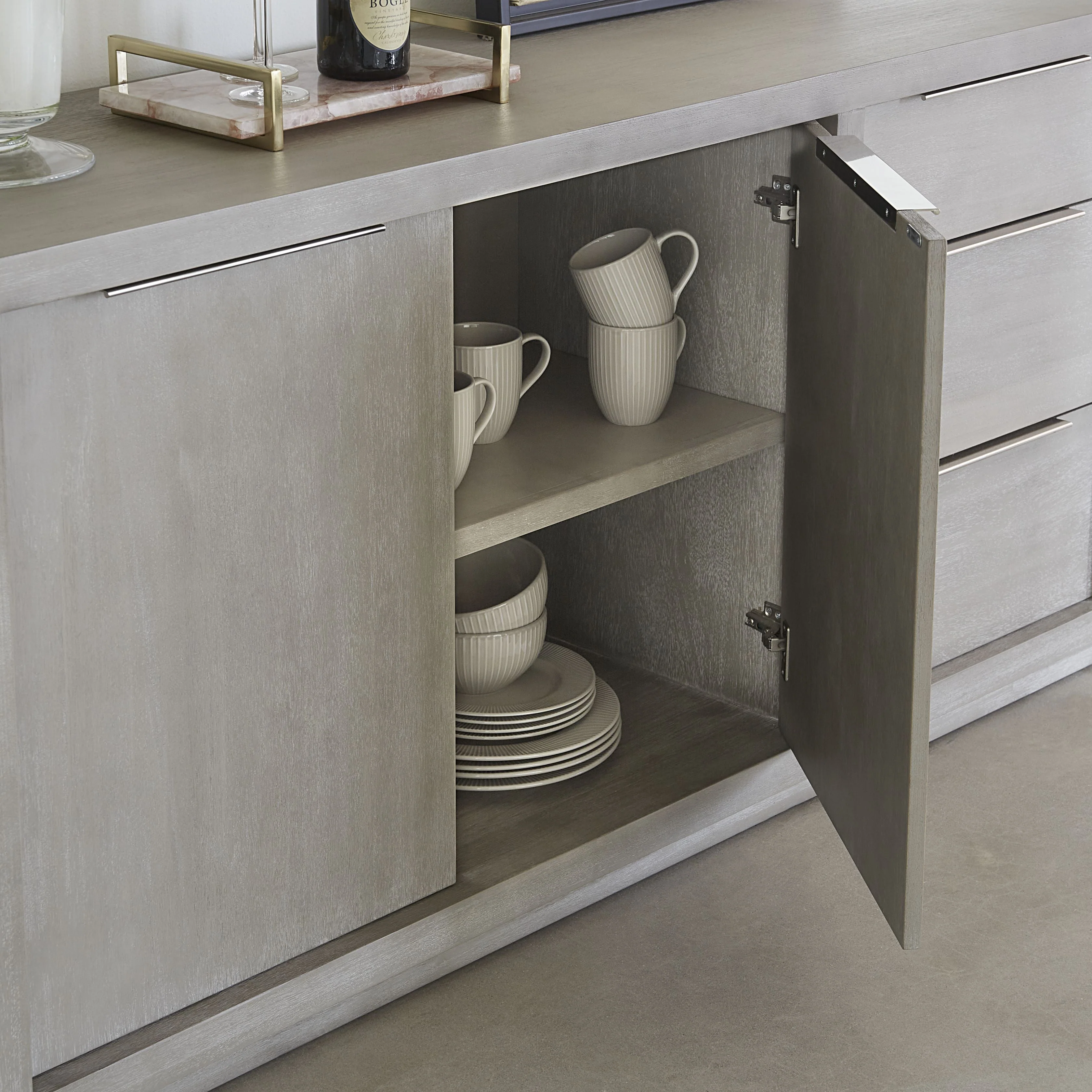 Oxford Three-Drawer Sideboard in Mineral - Image 2