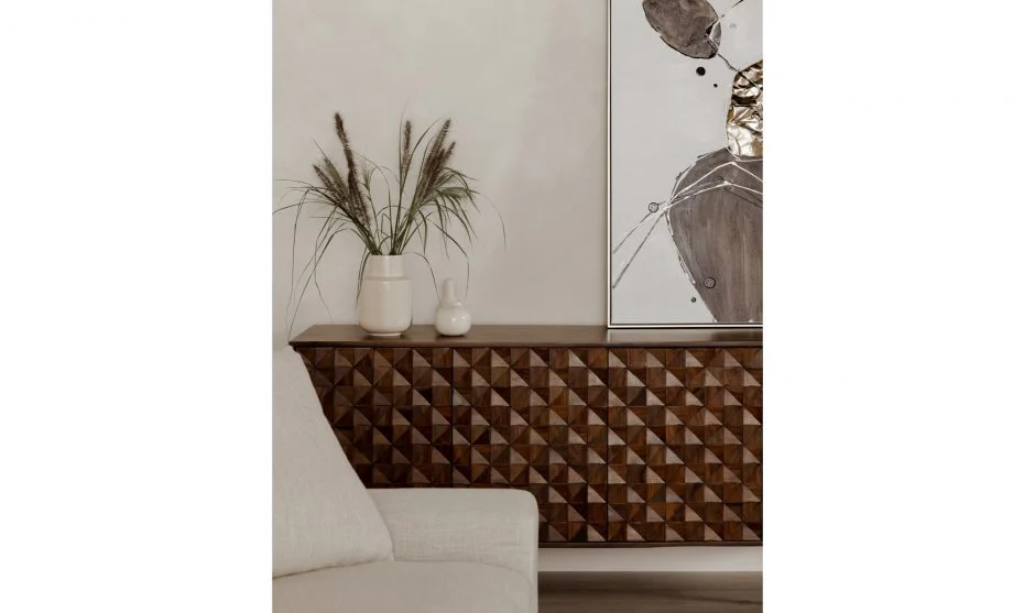 Pablo 4 Door Sideboard - Brown - Image 3