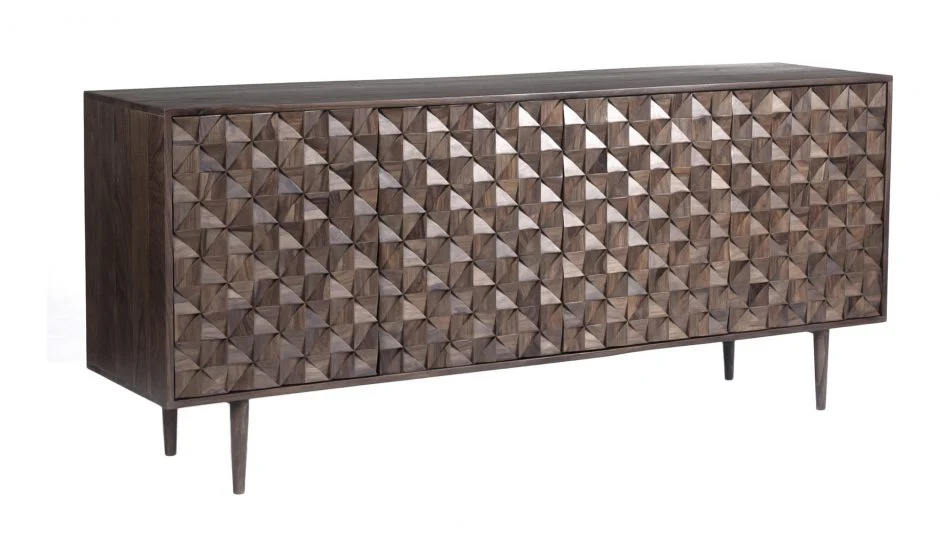 Pablo 4 Door Sideboard - Brown - Image 4