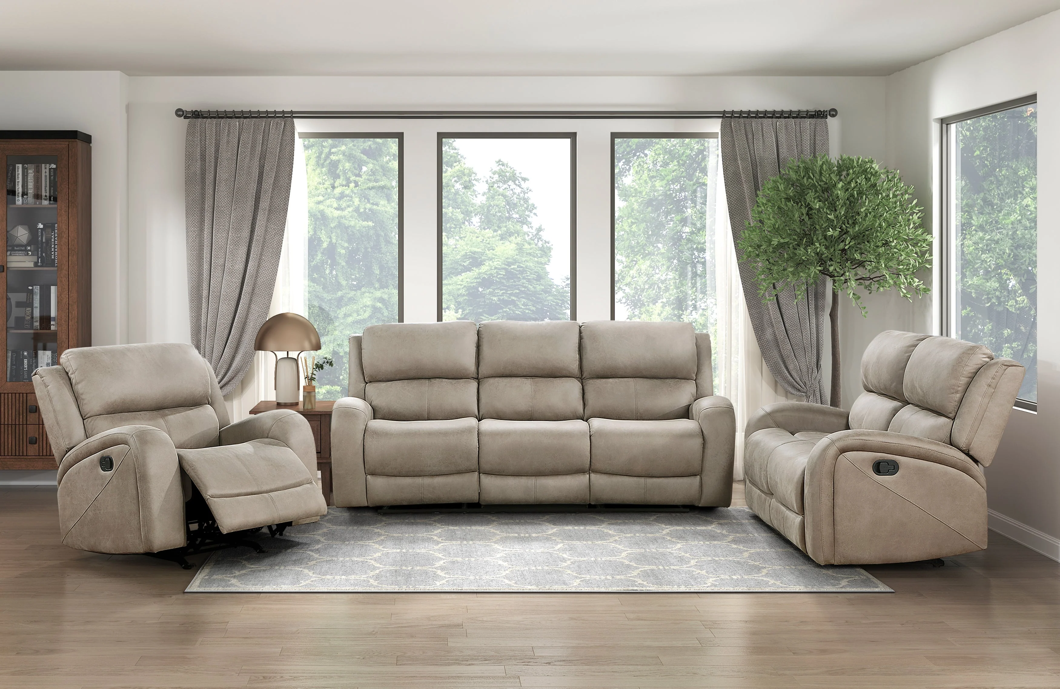 Pagosa Brown Rocker Reclining Chair - Image 2