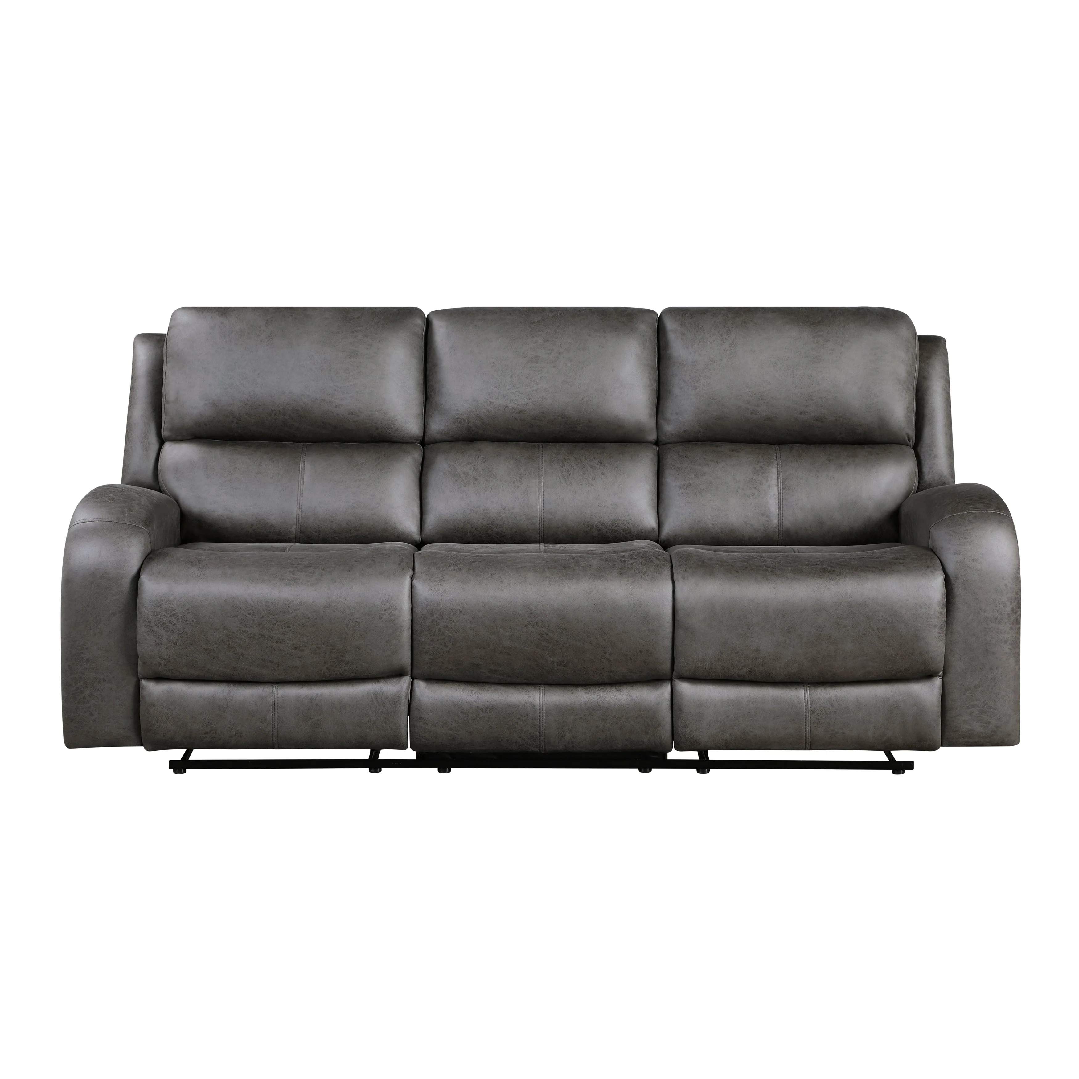 Pagosa Gray Double Reclining Sofa - Image 9