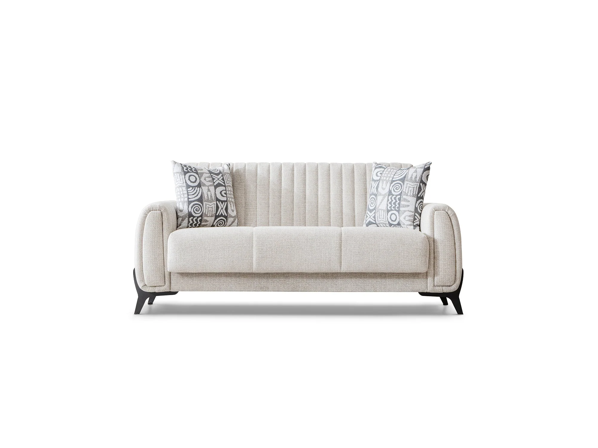 Palermo Cream 3-pieces (Sofa & Loveseat & Chair) Living Room Set - Image 7