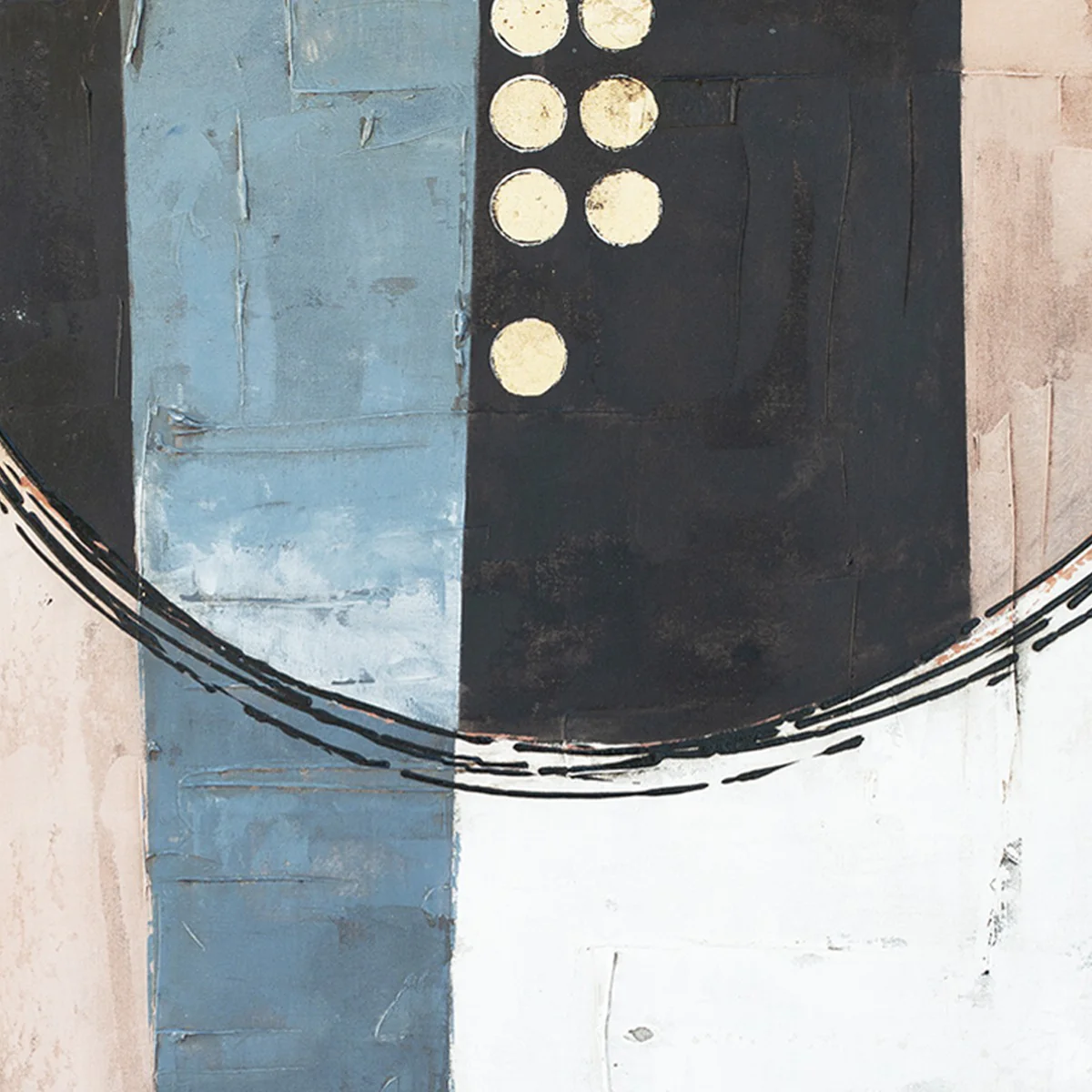 Palette Cityscape Abstractions Hand Painted Framed Diptych - Image 7