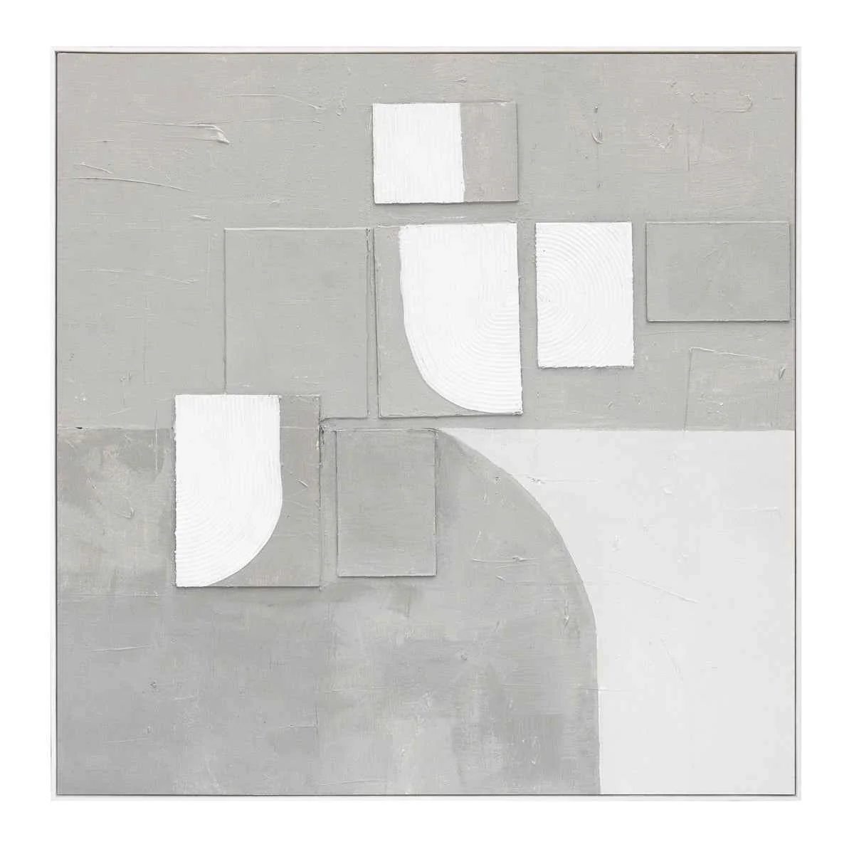 Palette Cutout Collage Hand Painted Framed Diptych - Image 2