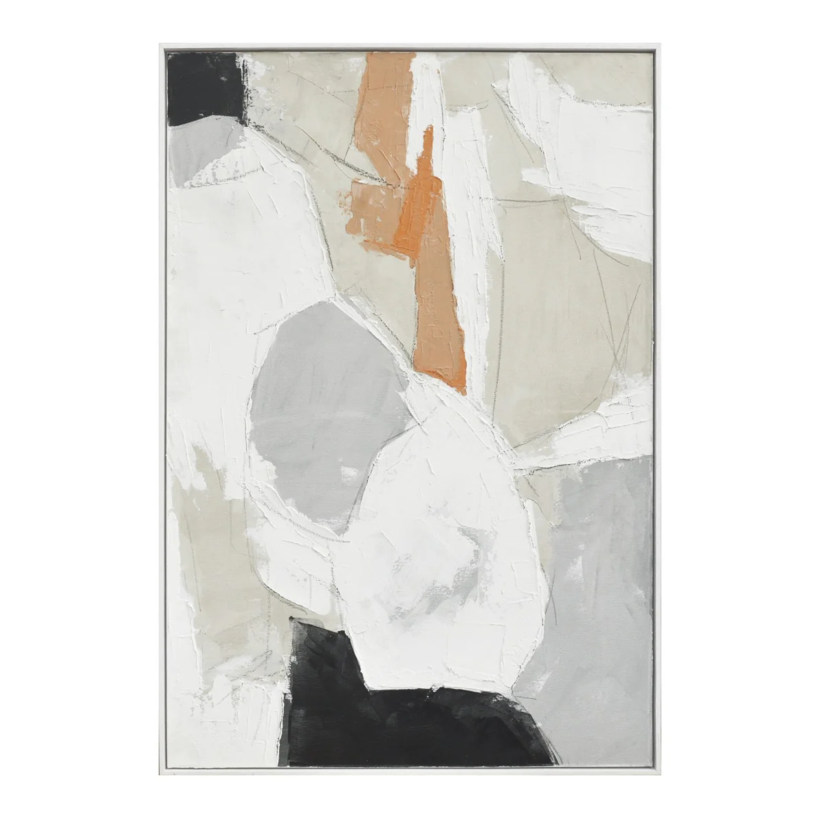 Palette Pastel Patchwork 2 Hand Painted Framed Diptych - Image 2