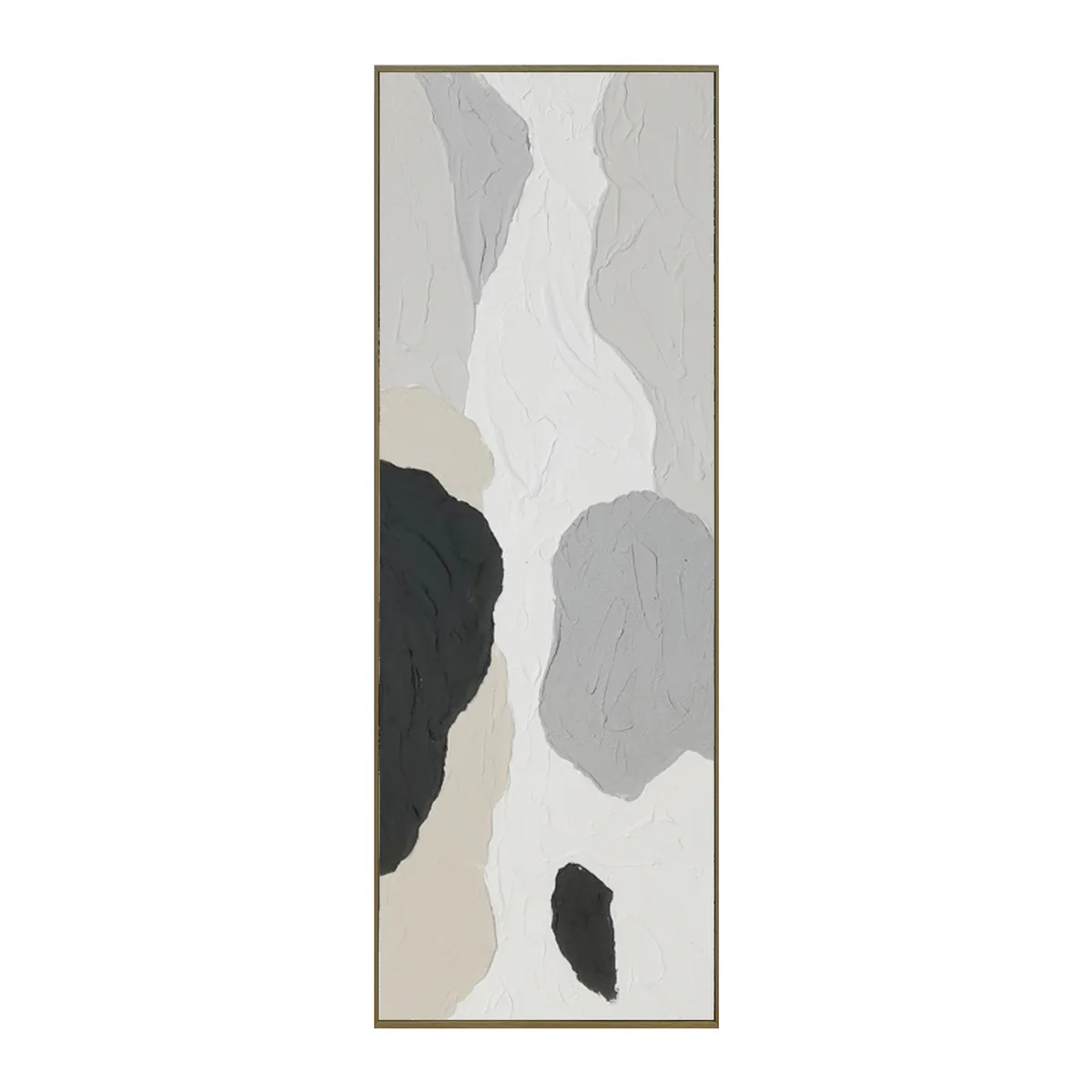 Palette Ripped Reflections Hand Painted Framed Triptych