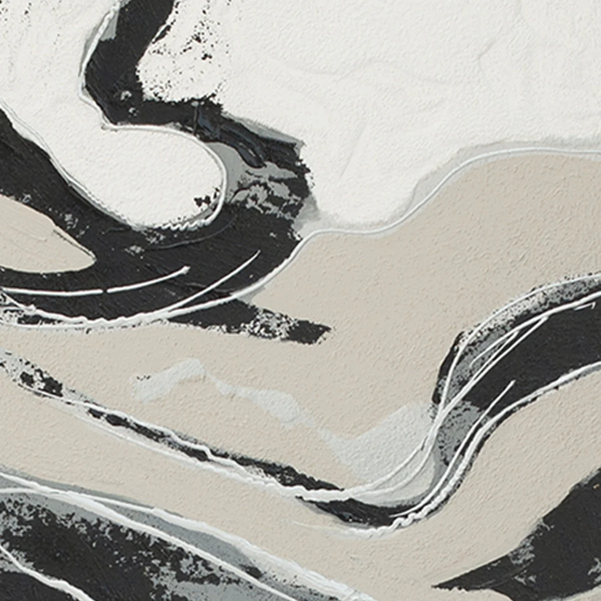 Palette Serenity Hand Painted Framed Triptych - Image 6