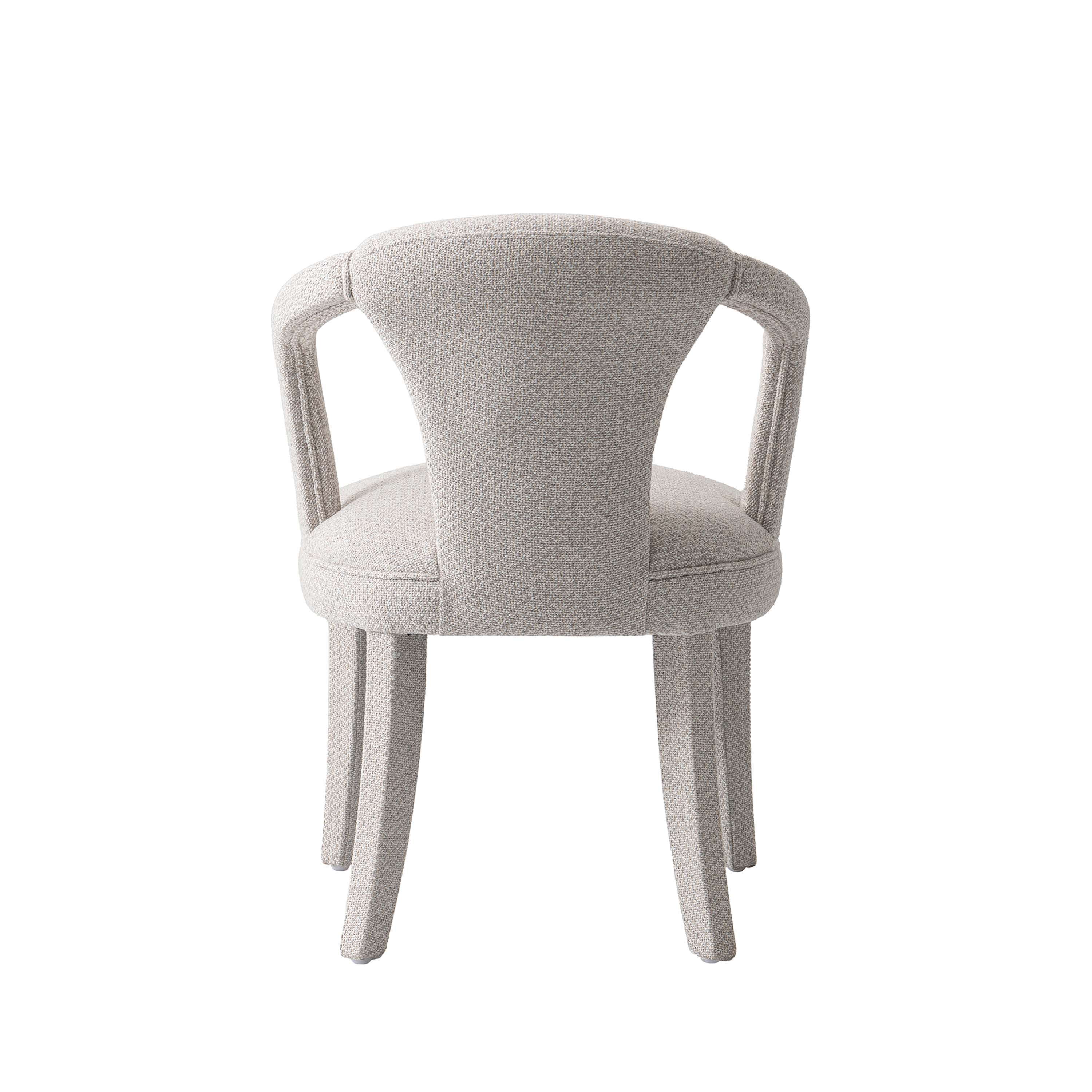 Palmer Dining Armchair in Silver Lining - Image 9